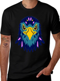 Bold Eagle Graphic Tee - Black