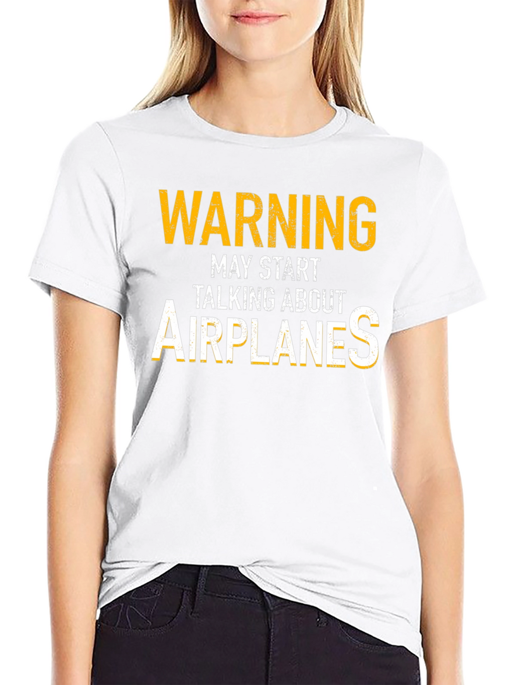 Warning May Start Talking About Airplanes T-Shirt