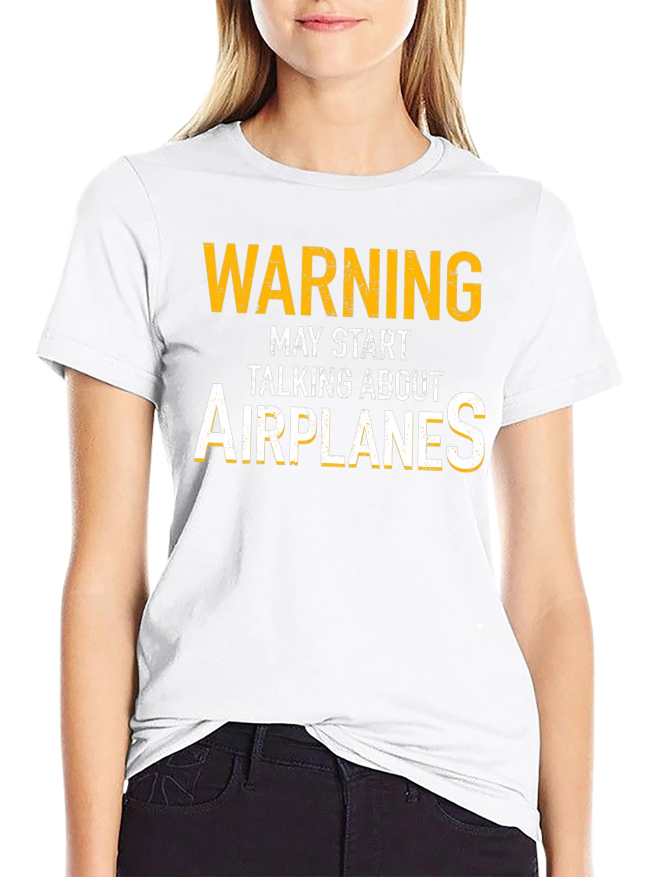 Warning May Start Talking About Airplanes T-Shirt