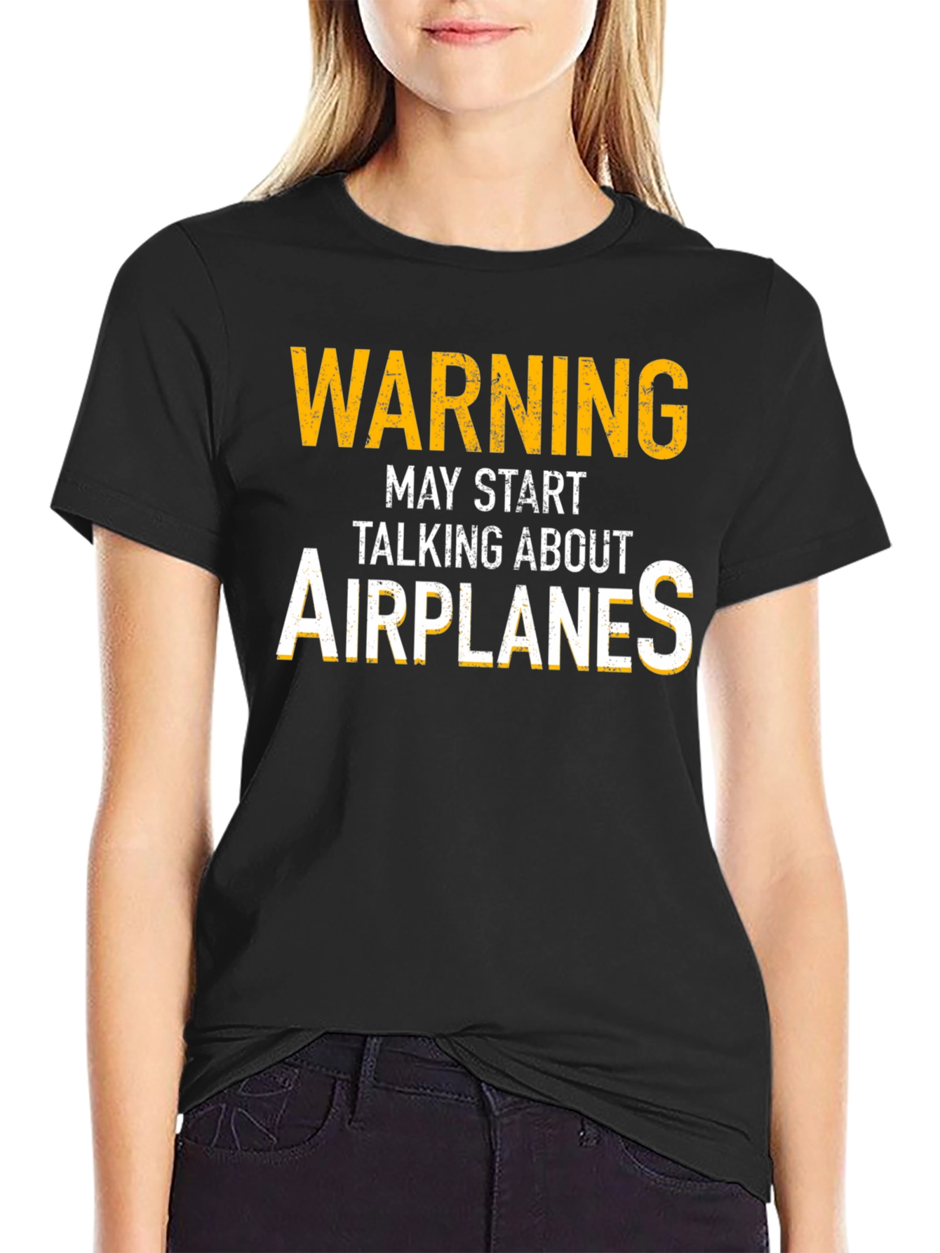 Warning May Start Talking About Airplanes T-Shirt