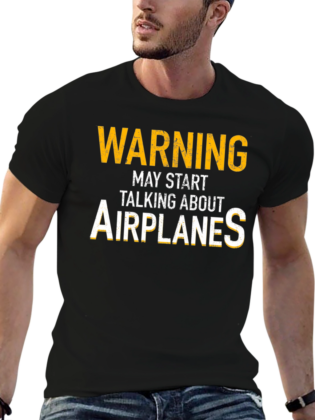 Warning May Start Talking About Airplanes T-Shirt