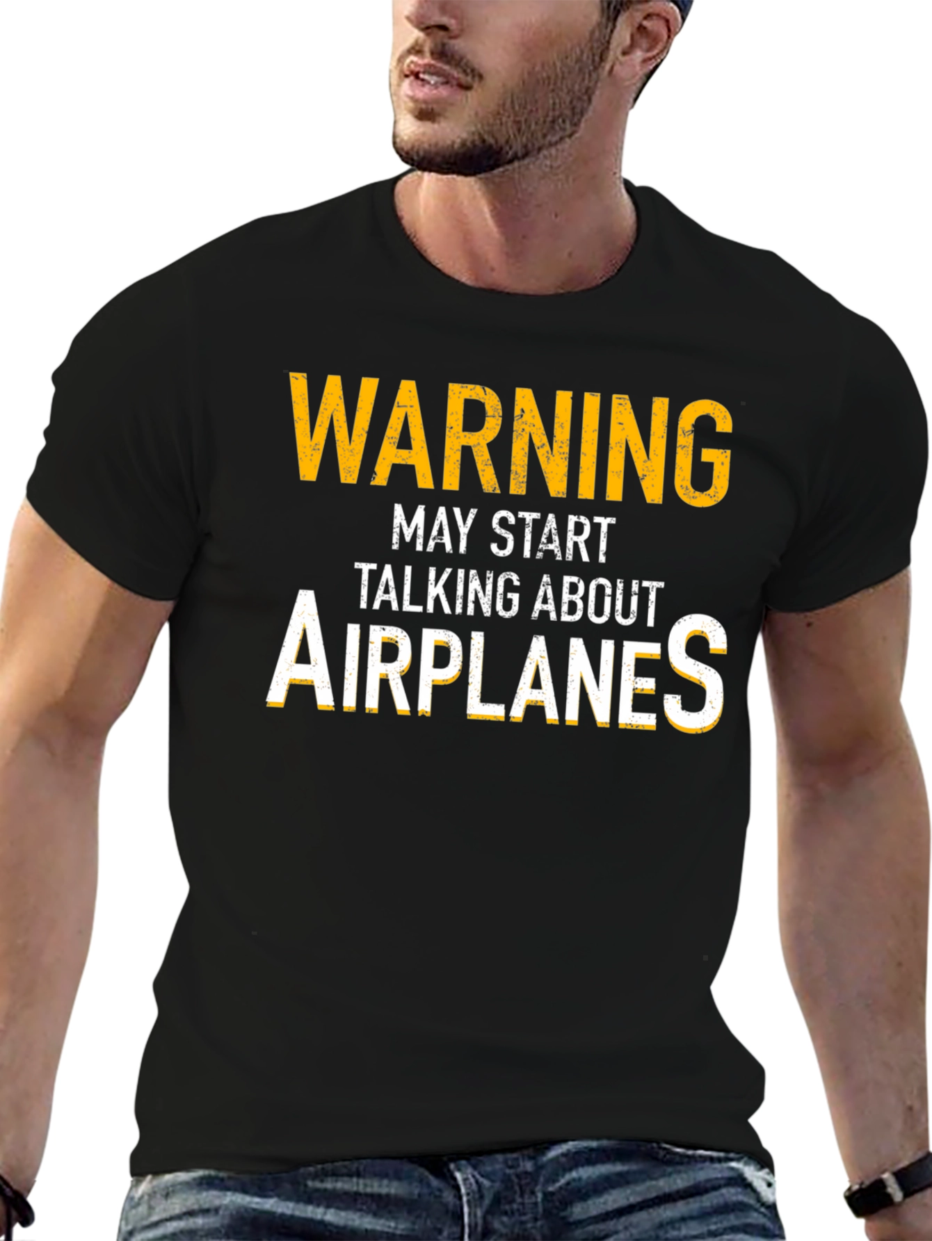 Warning May Start Talking About Airplanes T-Shirt