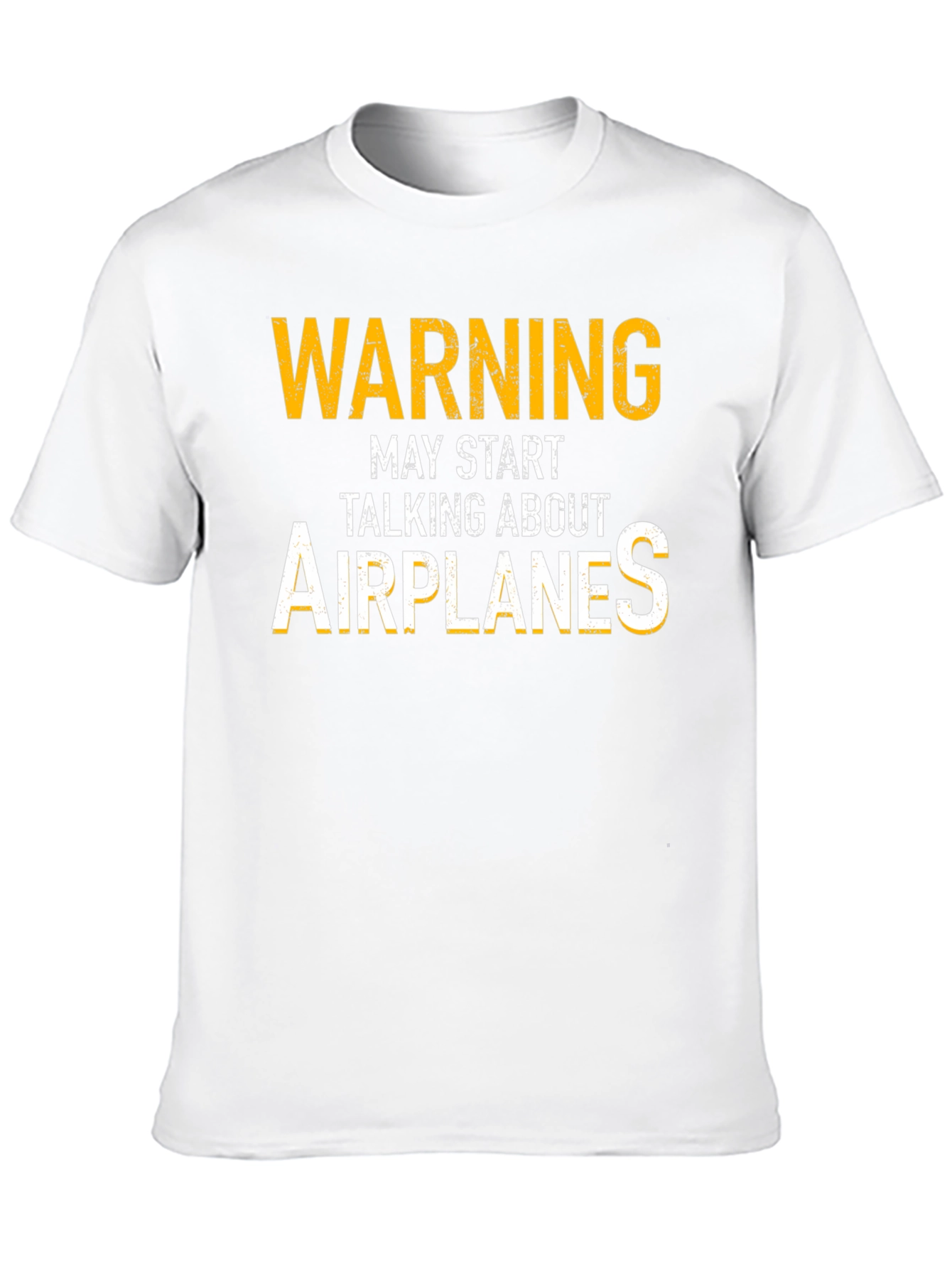Warning May Start Talking About Airplanes T-Shirt