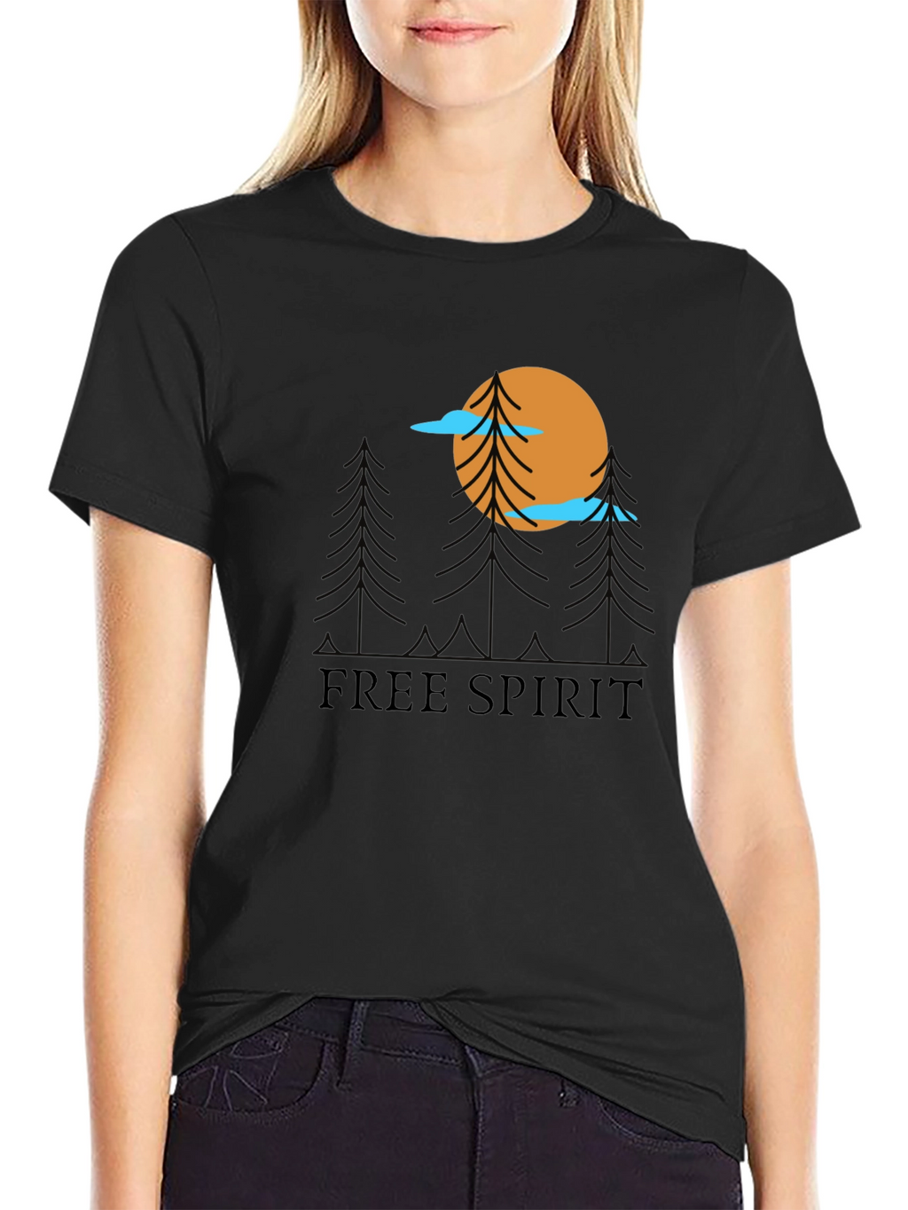 Free Spirit Graphic Tee - Nature Inspired T-Shirt