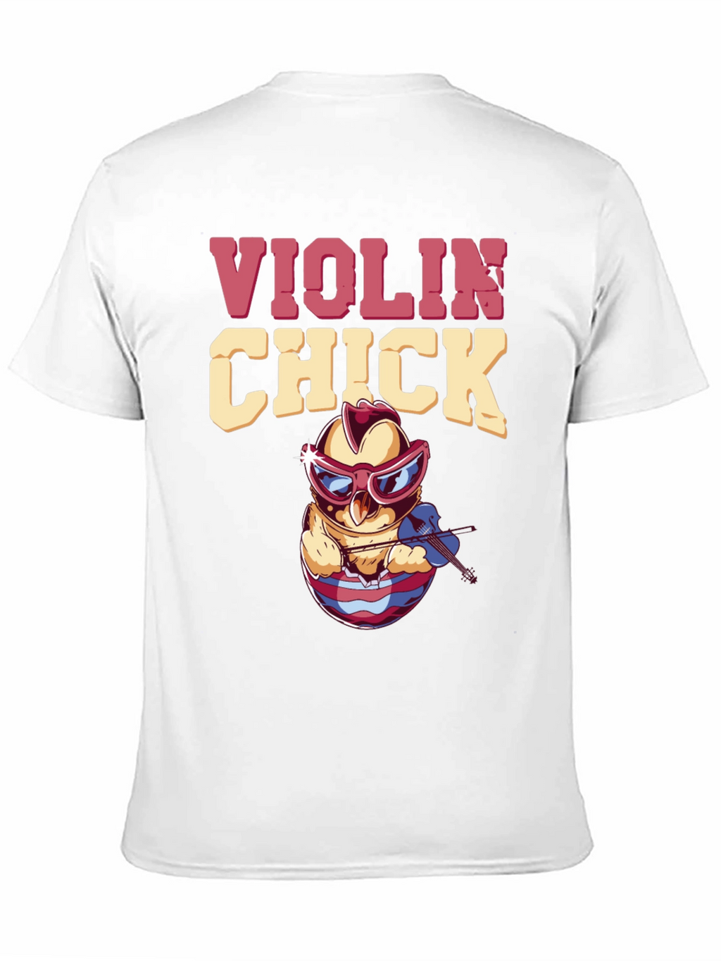 Violin Chick T-Shirt - Quirky Music Lover Tee