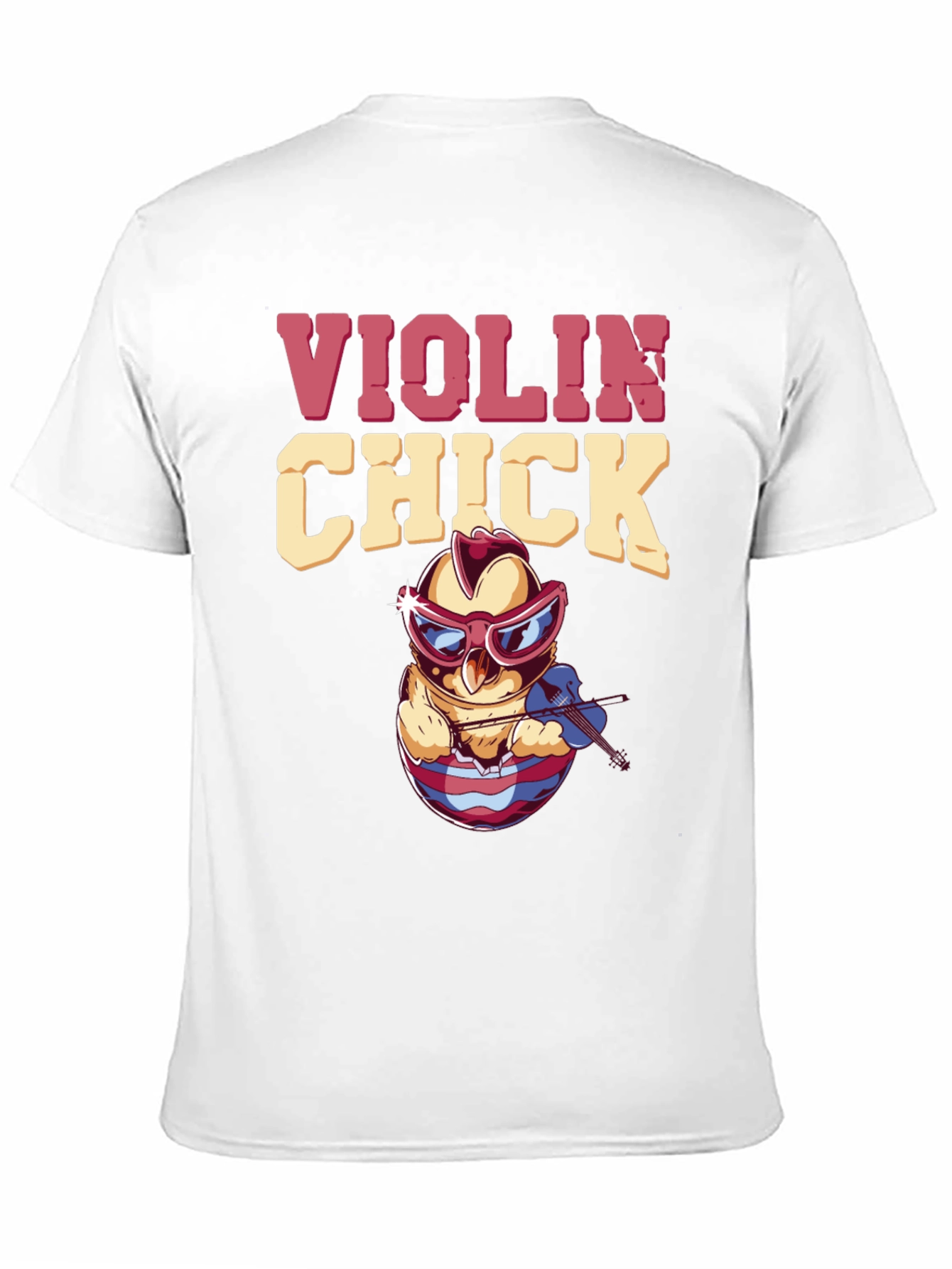 Violin Chick T-Shirt - Quirky Music Lover Tee
