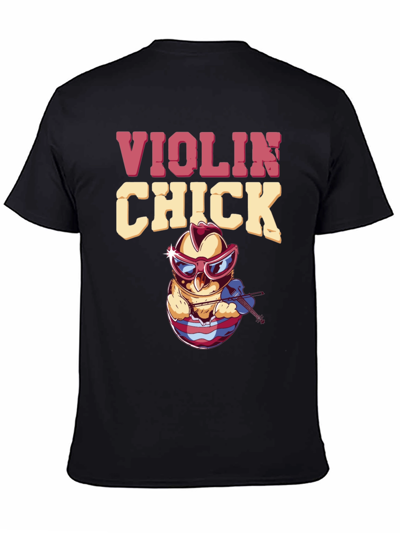 Violin Chick T-Shirt - Quirky Music Lover Tee