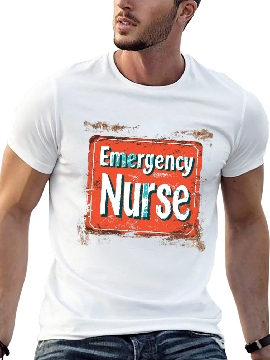 Emergency Nurse Graphic T-Shirt for Medical Professionals