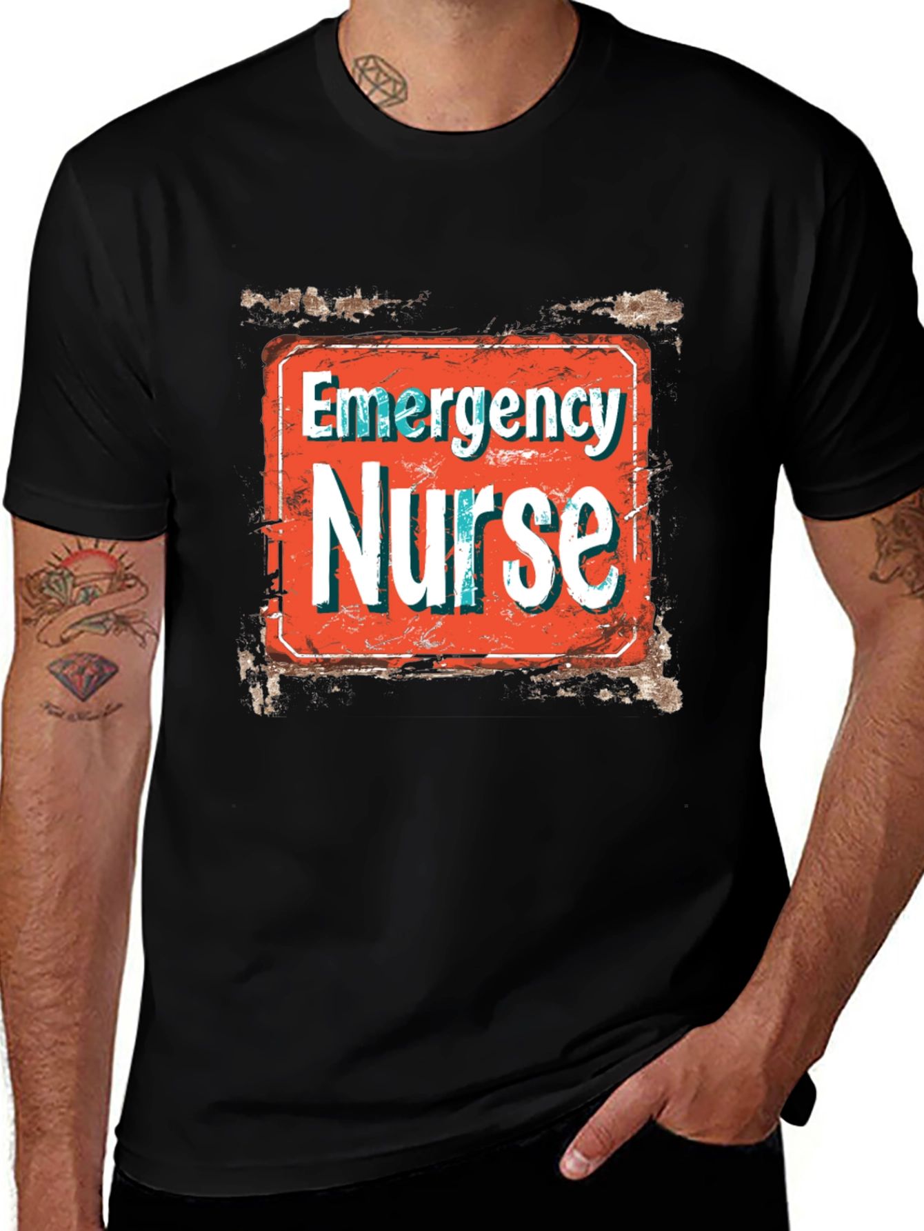 Emergency Nurse Graphic T-Shirt for Medical Professionals