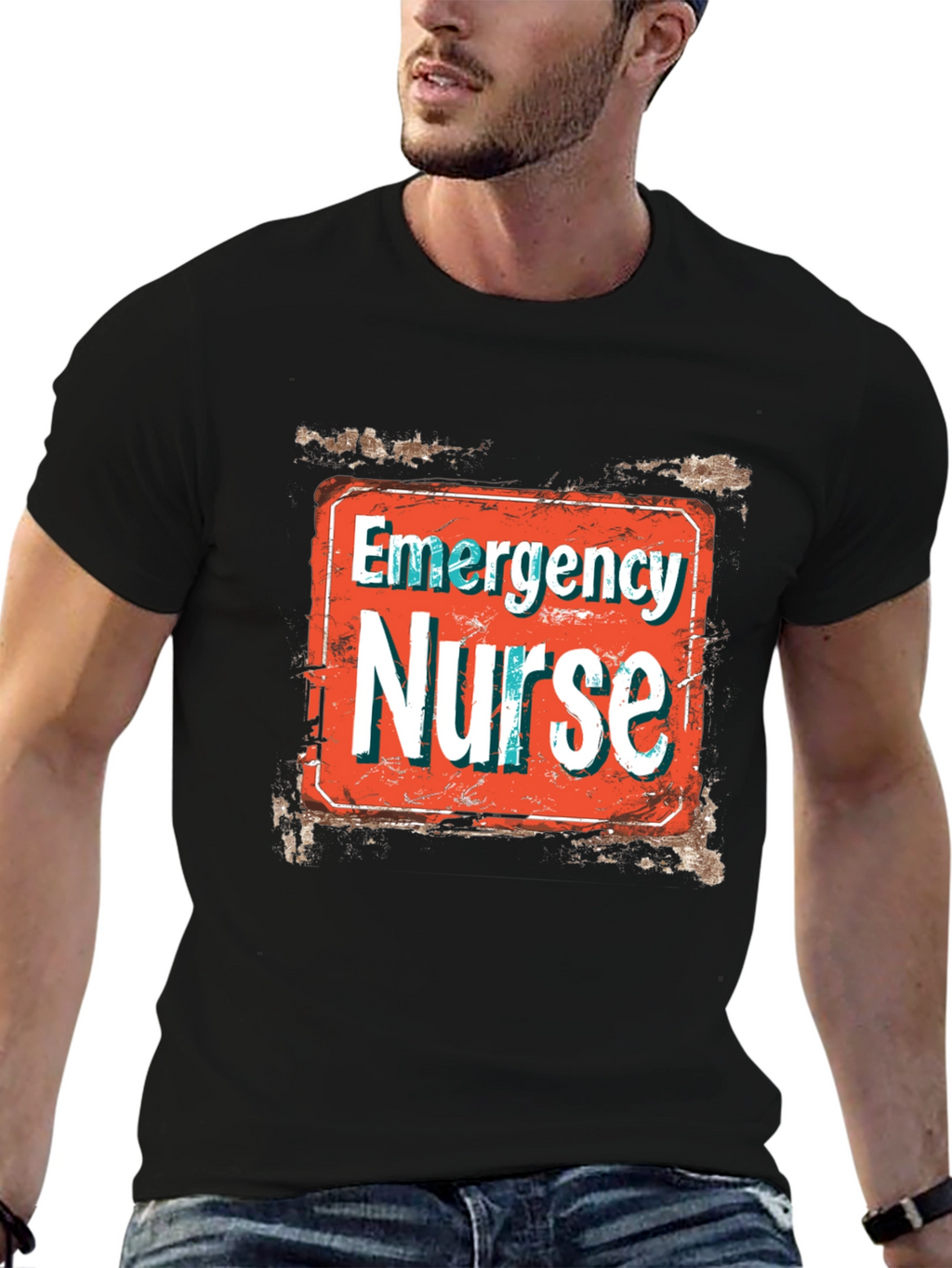 Emergency Nurse Graphic T-Shirt for Medical Professionals
