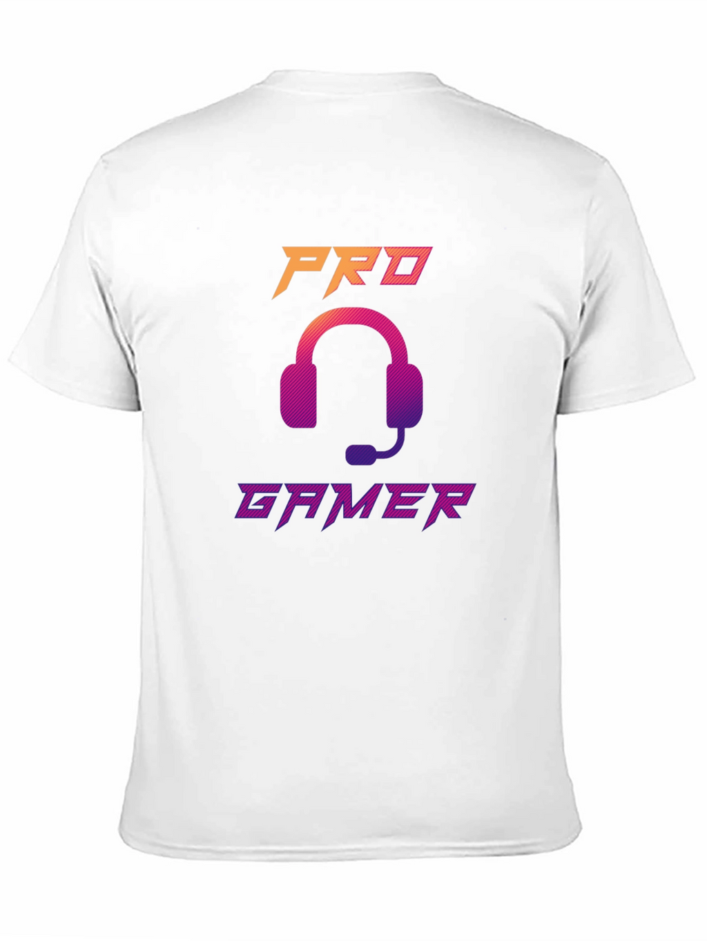 Pro Gamer Headset Graphic Tee - Black