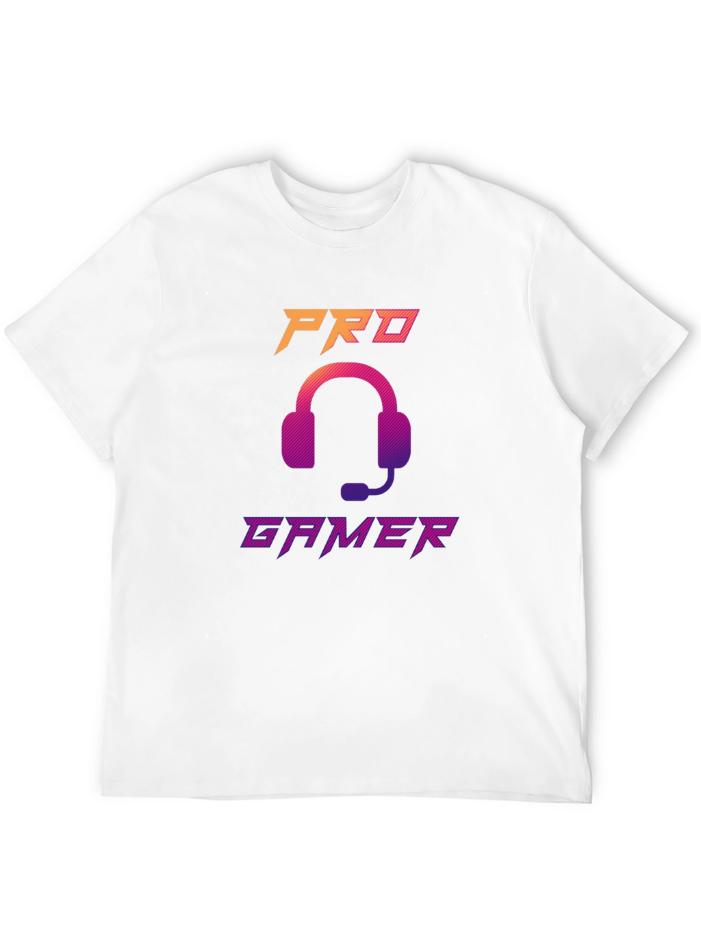 Pro Gamer Headset Graphic Tee - Black