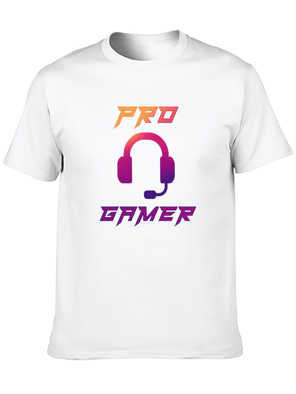 Pro Gamer Headset Graphic Tee - Black
