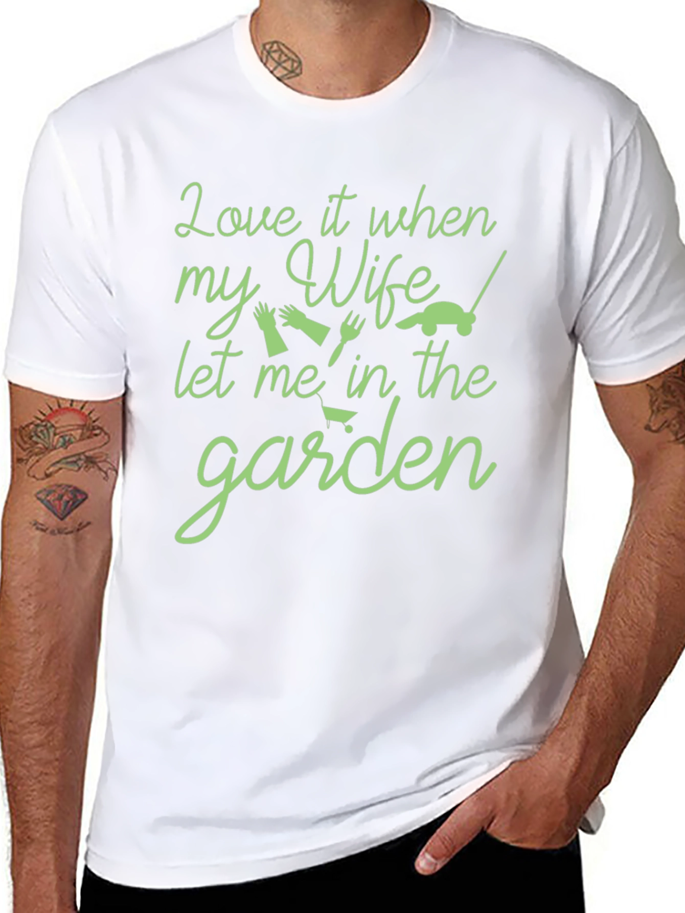 Gardening T-Shirt: Happy Wife Happy Life!