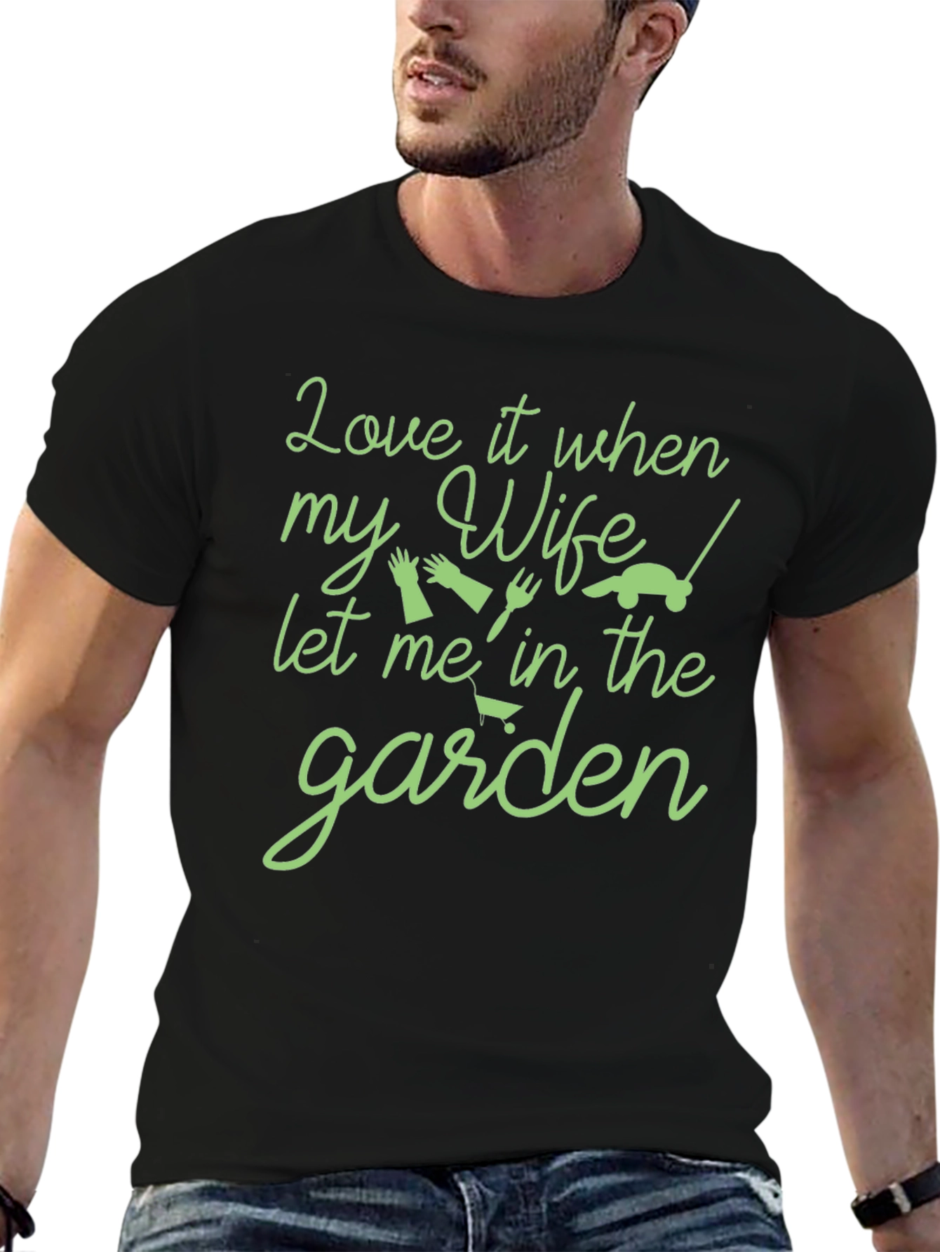 Gardening T-Shirt: Happy Wife Happy Life!
