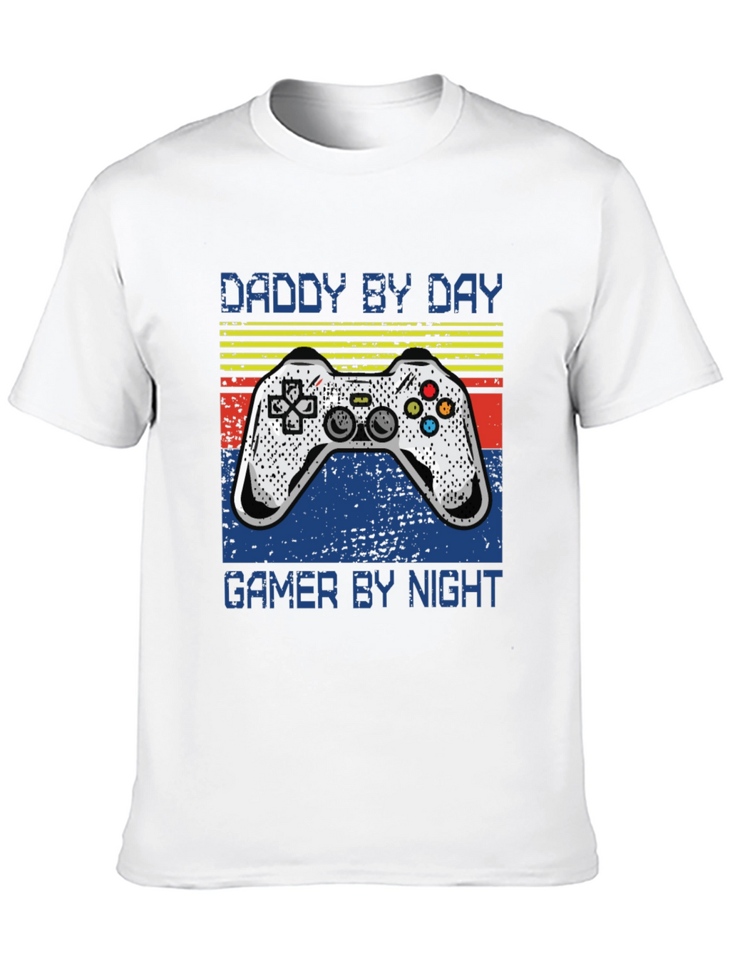 Daddy By Day Gamer By Night Black T-Shirt
