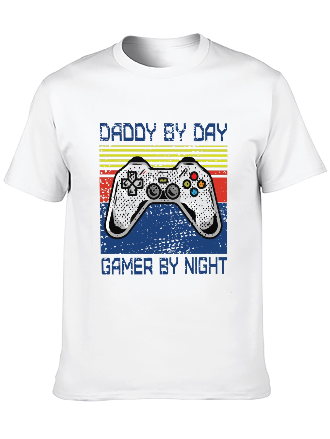 Daddy By Day Gamer By Night Black T-Shirt