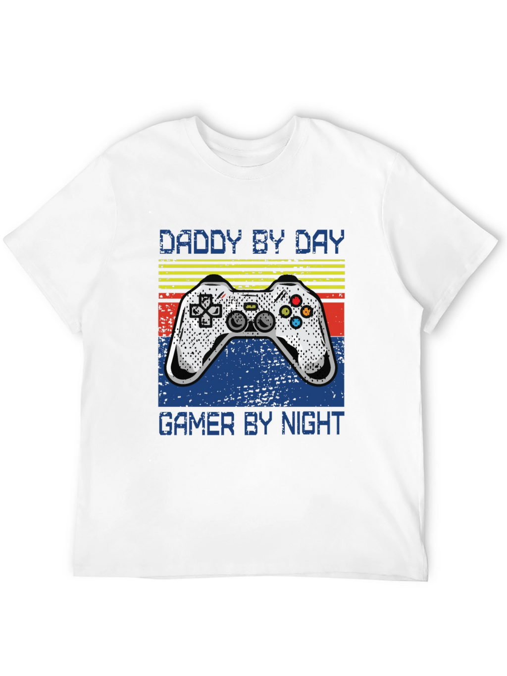 Daddy By Day Gamer By Night Black T-Shirt