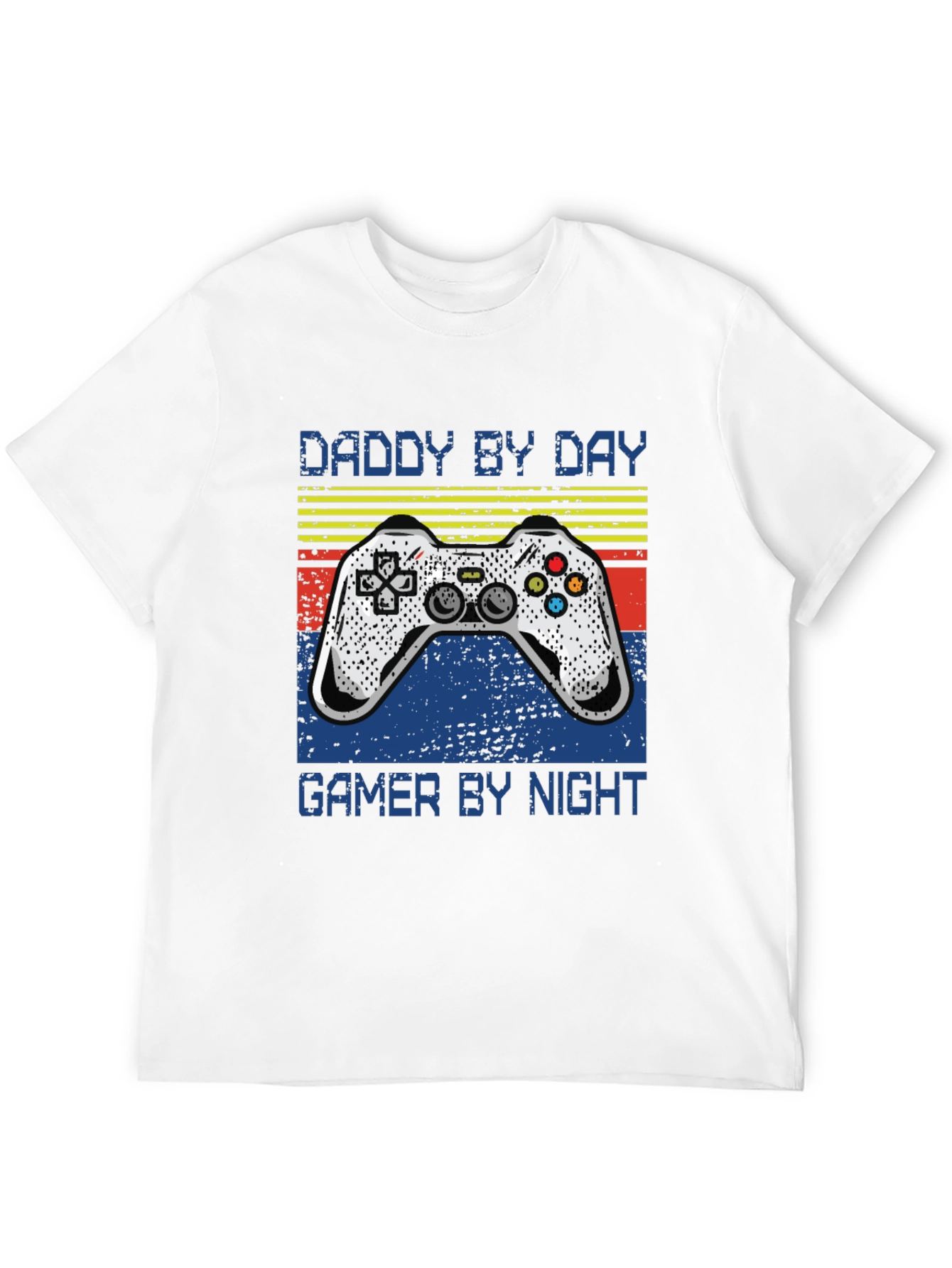 Daddy By Day Gamer By Night Black T-Shirt