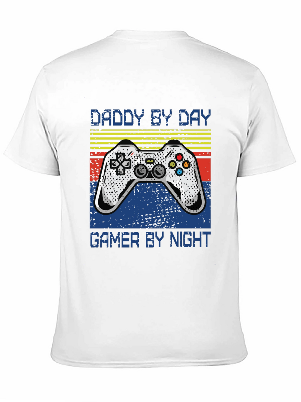 Daddy By Day Gamer By Night Black T-Shirt
