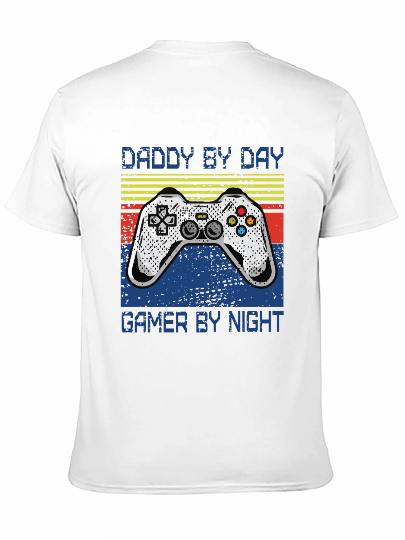 Daddy By Day Gamer By Night Black T-Shirt