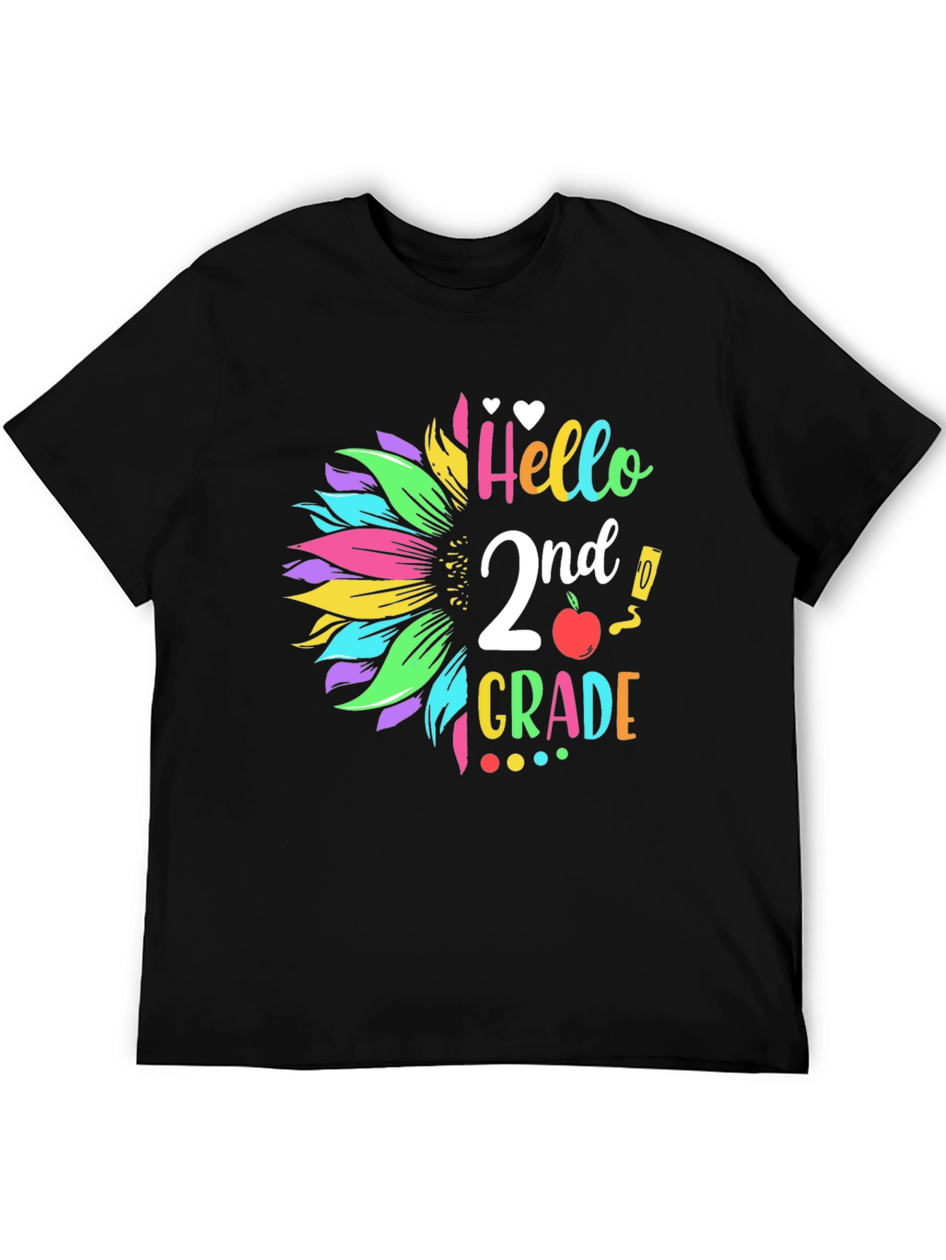 Hello 2nd Grade Teacher Sunflower Shirt - Back to School