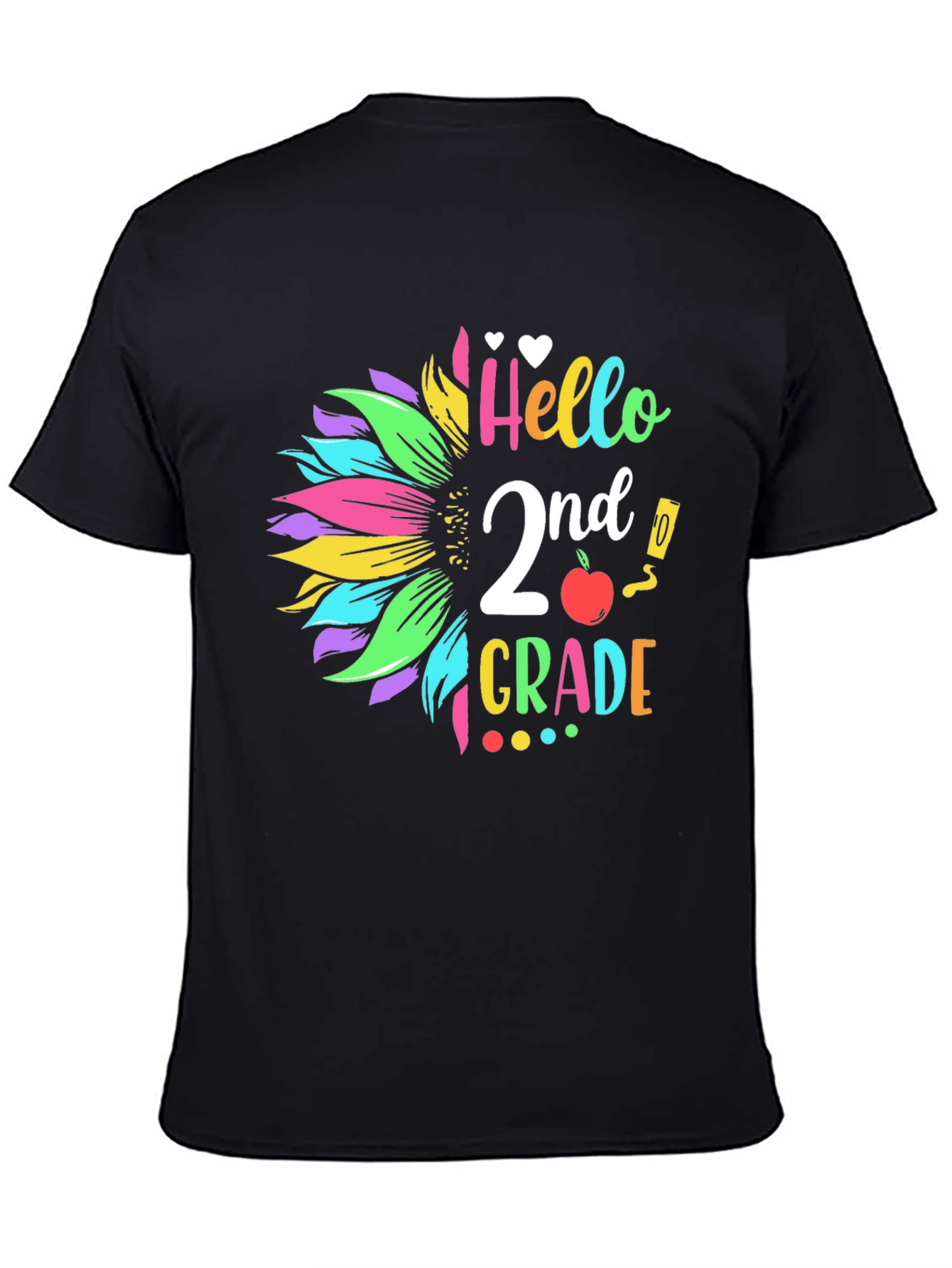 Hello 2nd Grade Teacher Sunflower Shirt - Back to School