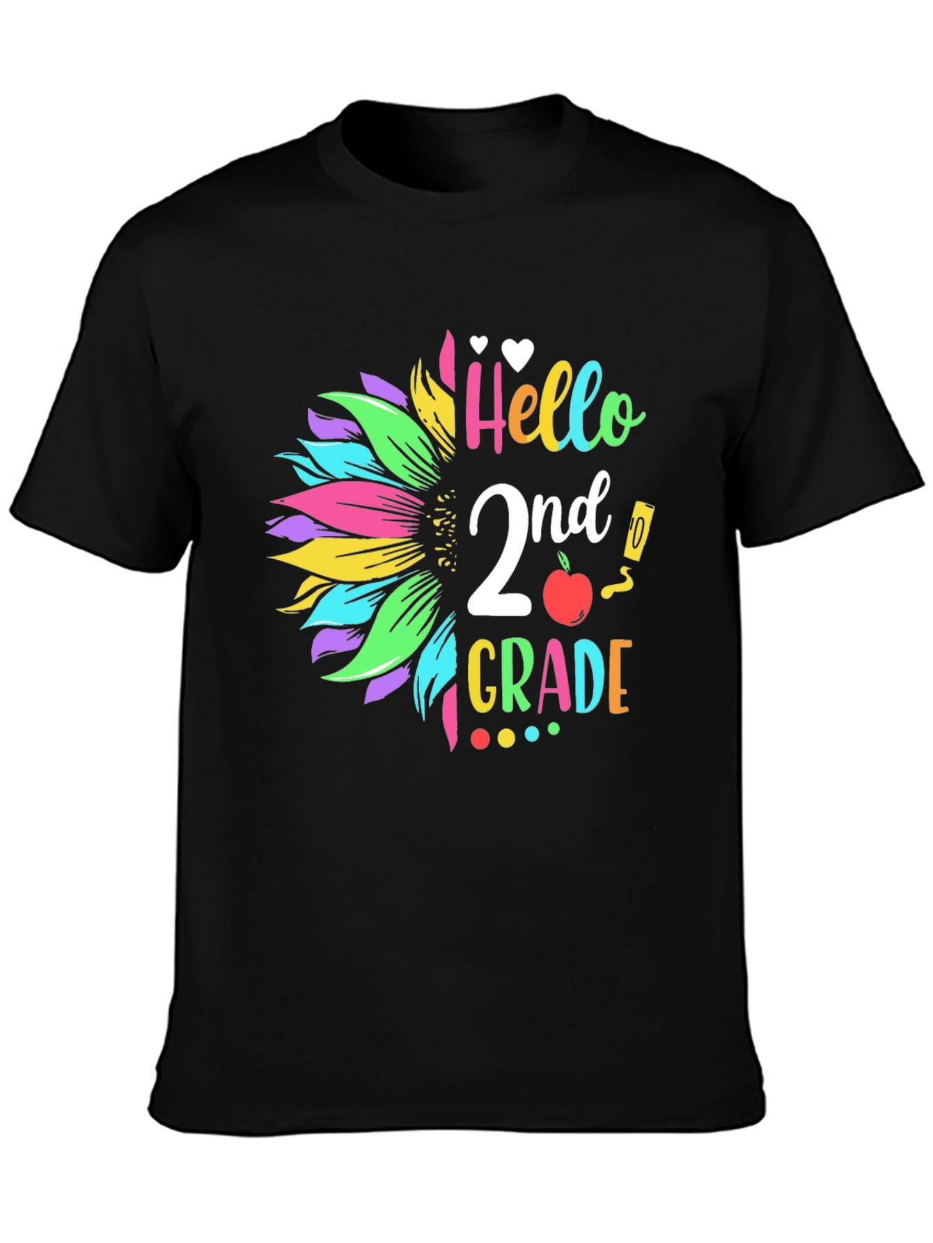 Hello 2nd Grade Teacher Sunflower Shirt - Back to School