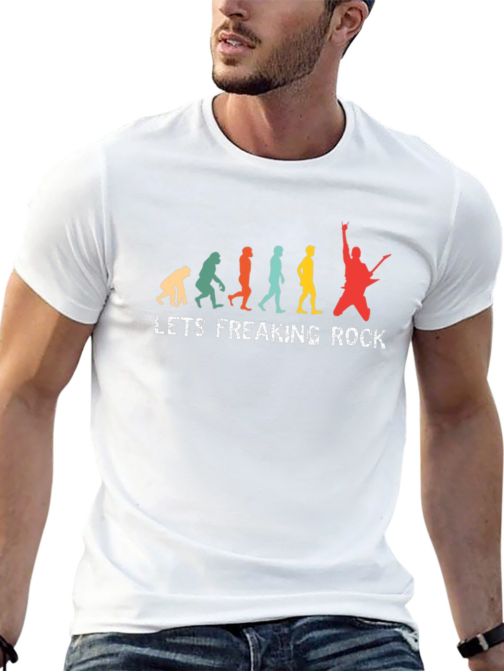 Rock Evolution Graphic T-Shirt