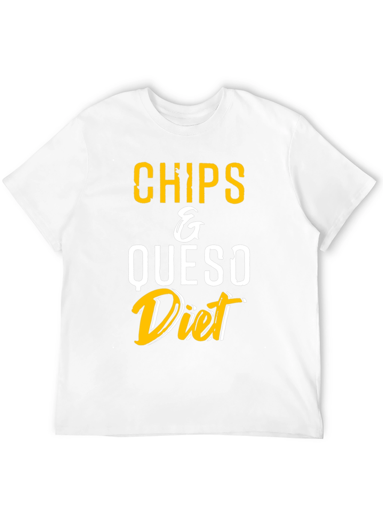 Chips & Queso Diet T-Shirt - Funny Foodie Tee