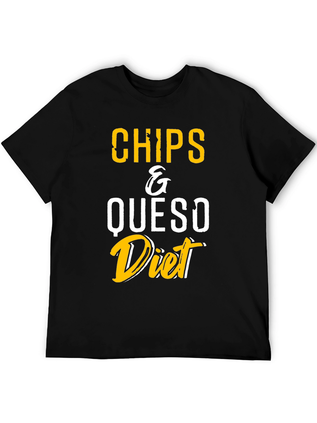 Chips & Queso Diet T-Shirt - Funny Foodie Tee