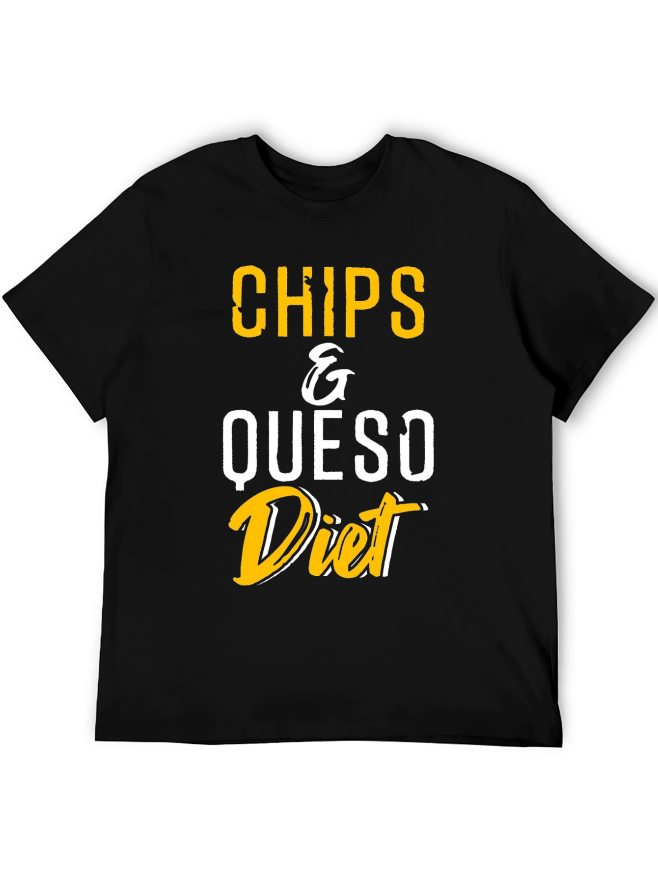 Chips & Queso Diet T-Shirt - Funny Foodie Tee