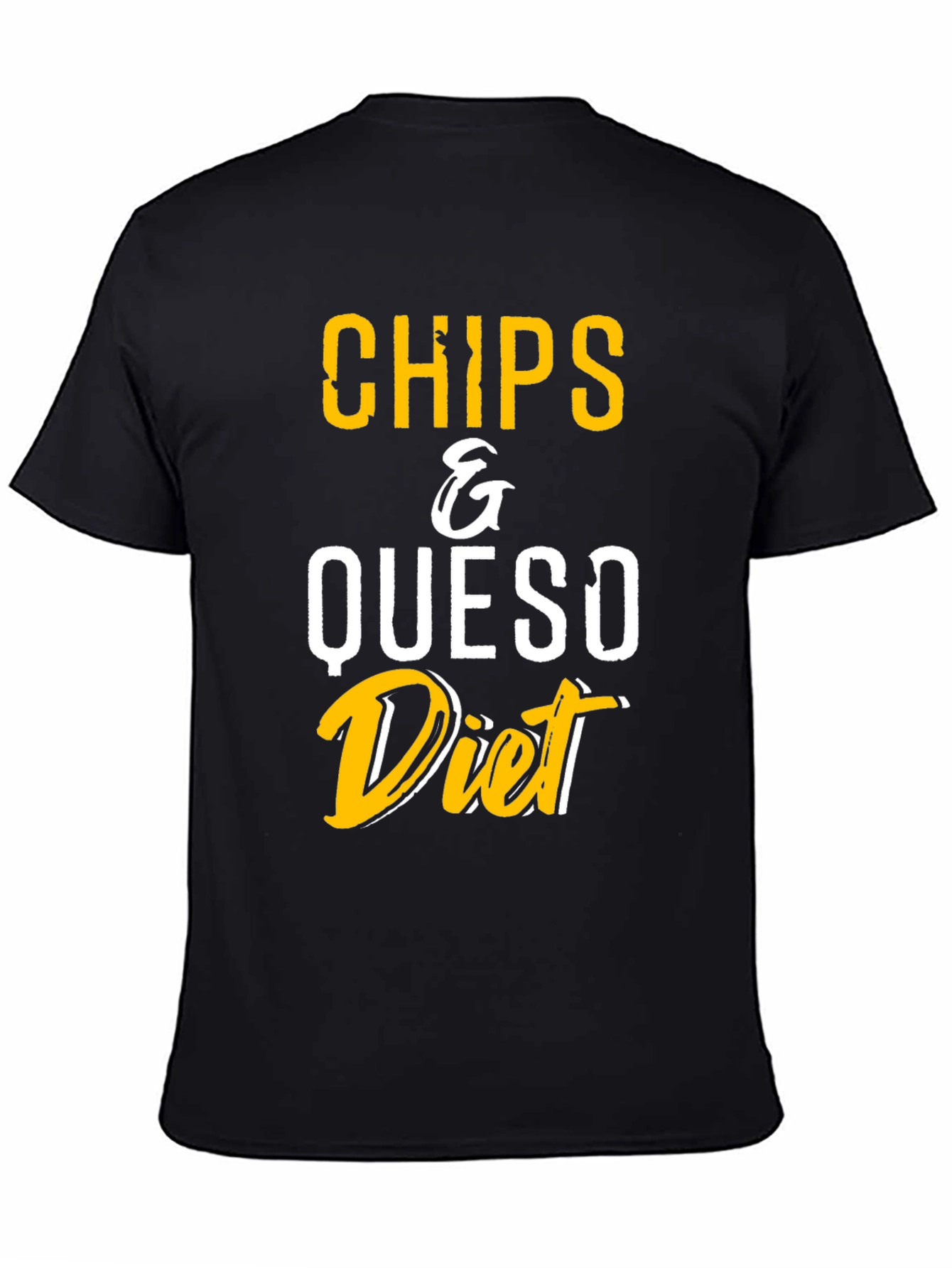 Chips & Queso Diet T-Shirt - Funny Foodie Tee