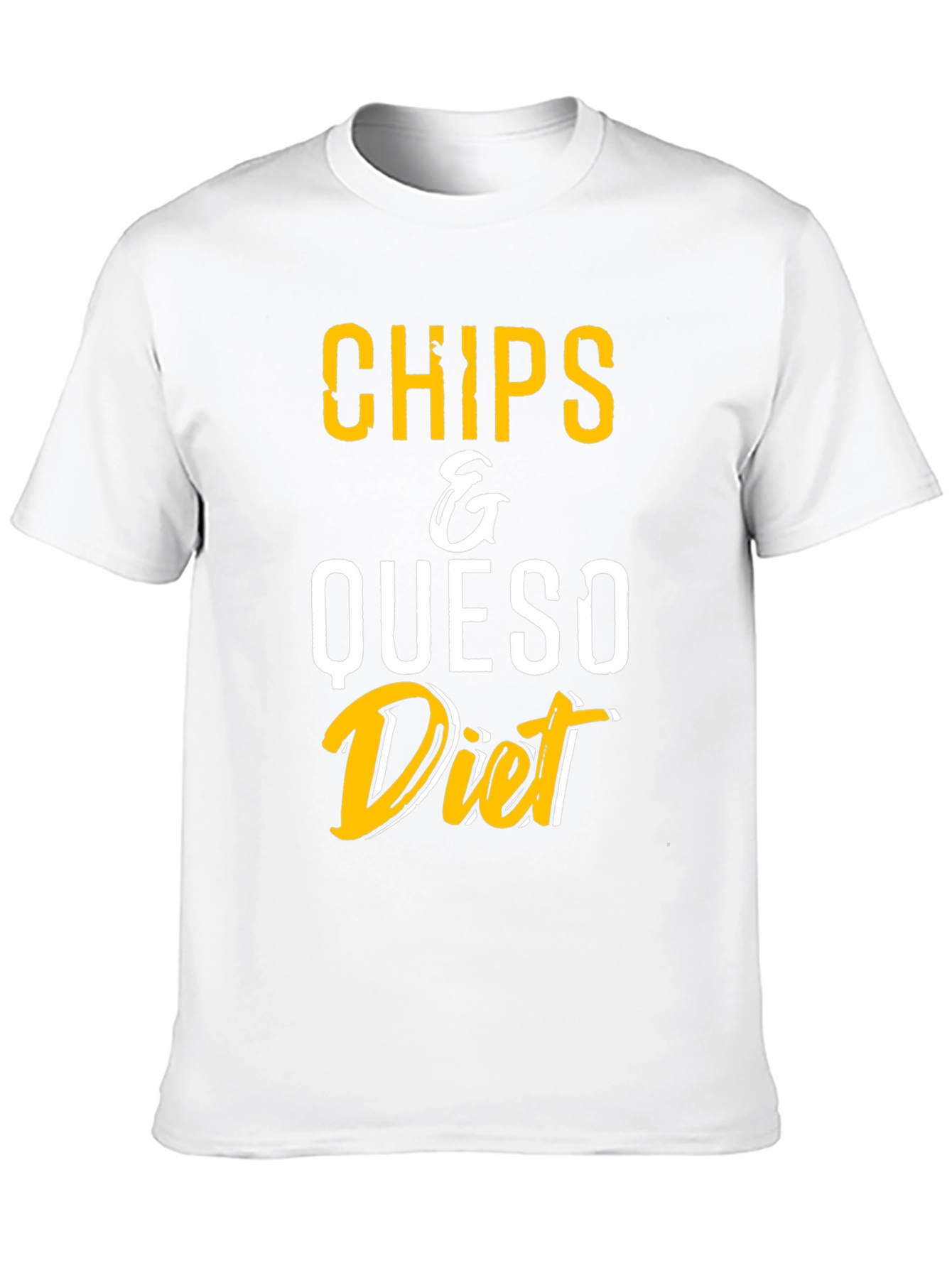 Chips & Queso Diet T-Shirt - Funny Foodie Tee