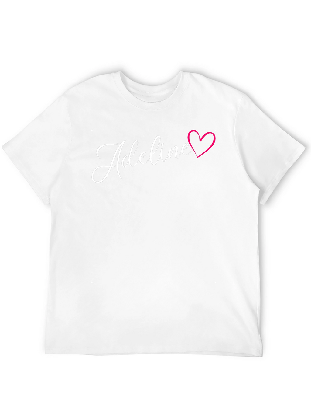 Adeline Heart Graphic Black T-Shirt