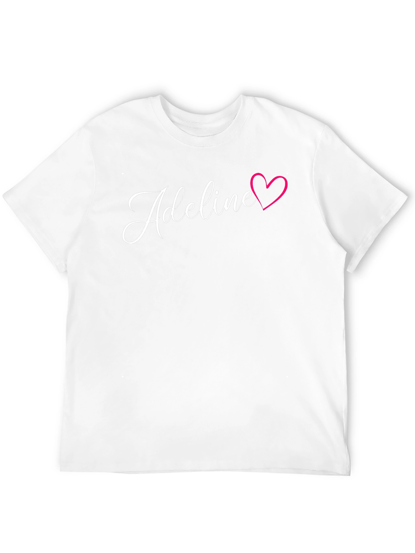 Adeline Heart Graphic Black T-Shirt