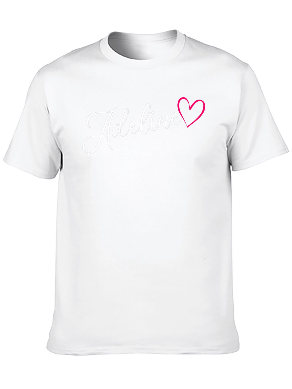 Adeline Heart Graphic Black T-Shirt