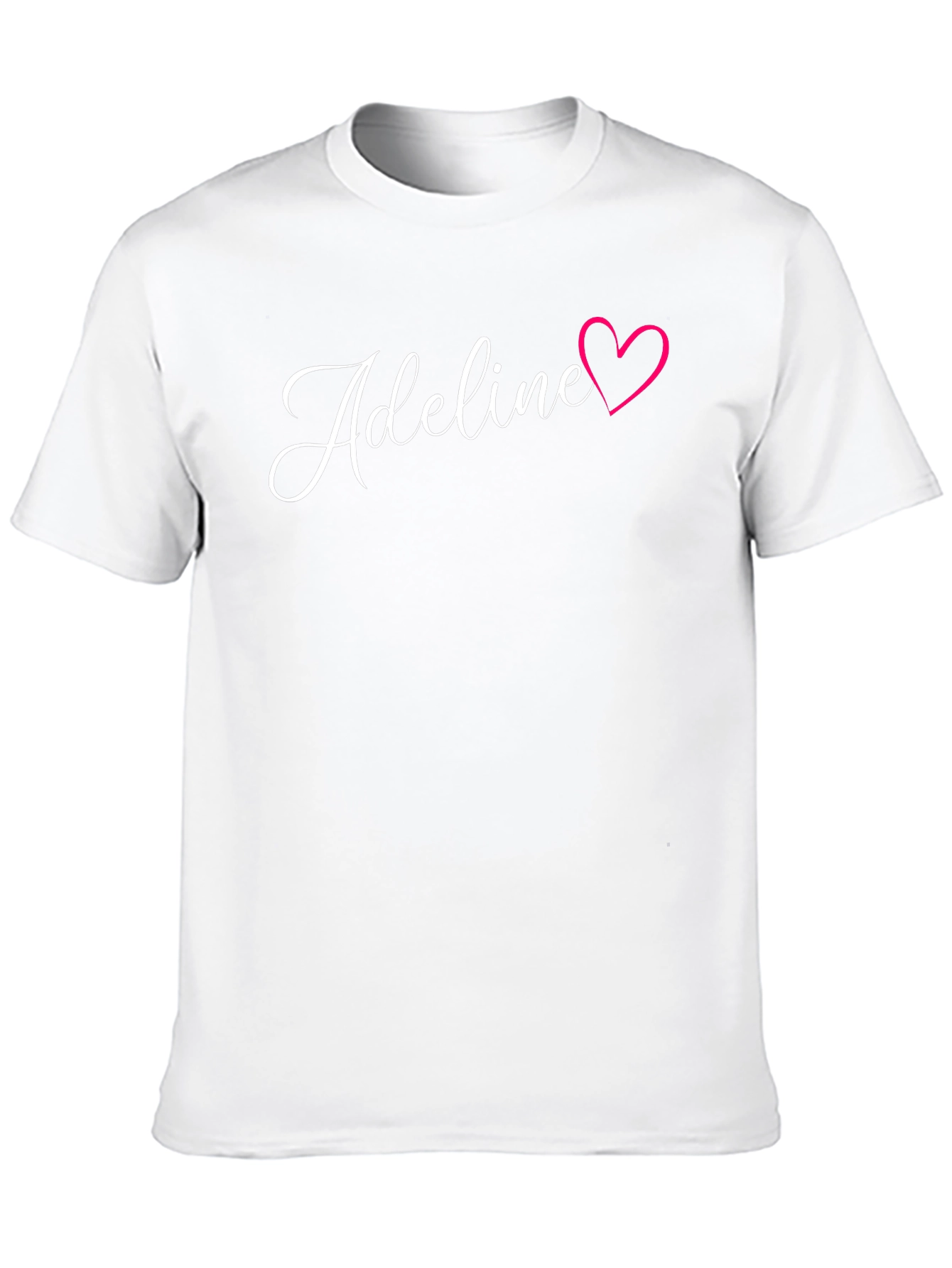 Adeline Heart Graphic Black T-Shirt