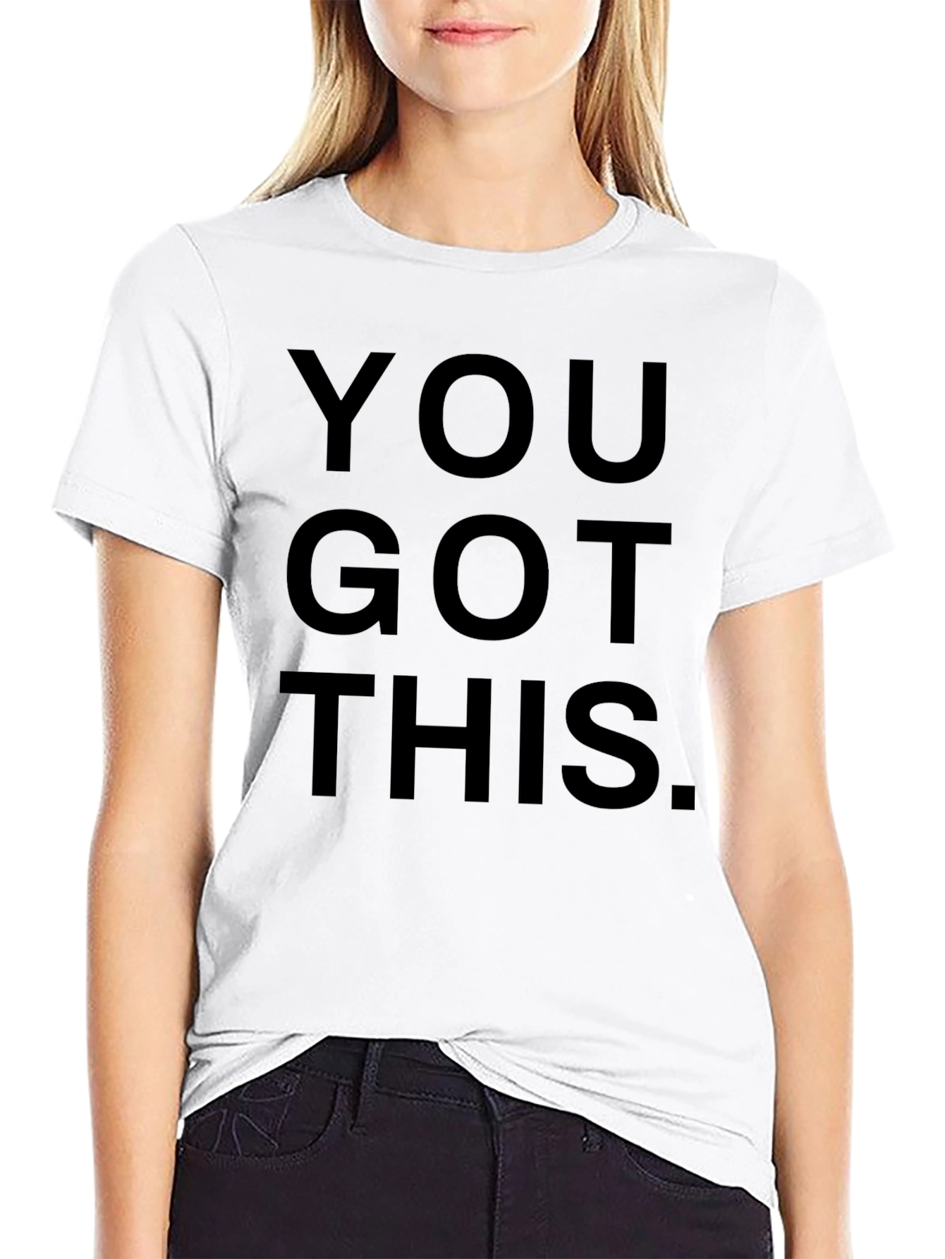 Motivational You Got This Black T-Shirt