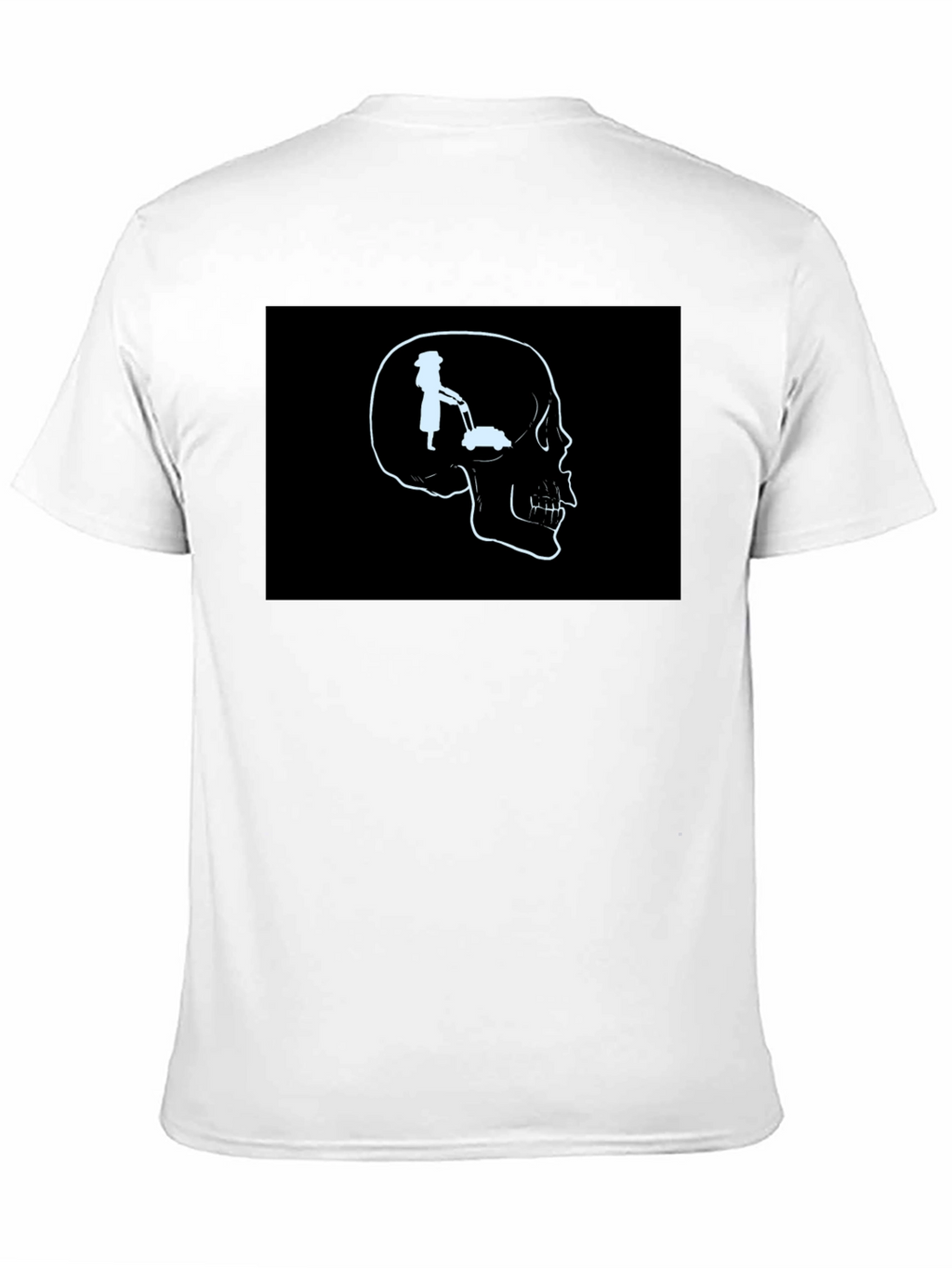 Mind on Mowing T-Shirt - Skull Graphic Tee