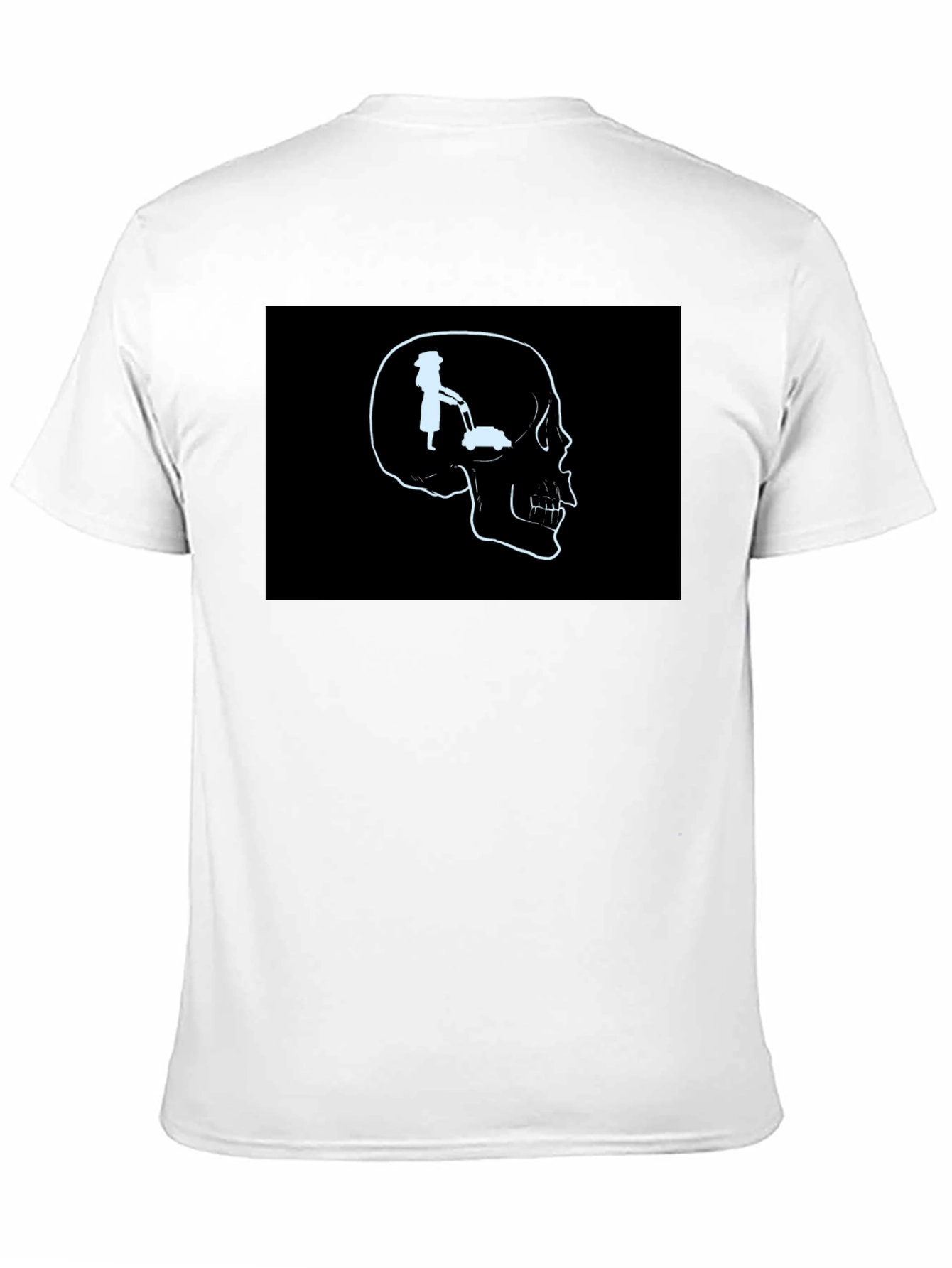 Mind on Mowing T-Shirt - Skull Graphic Tee