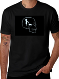 Mind on Mowing T-Shirt - Skull Graphic Tee