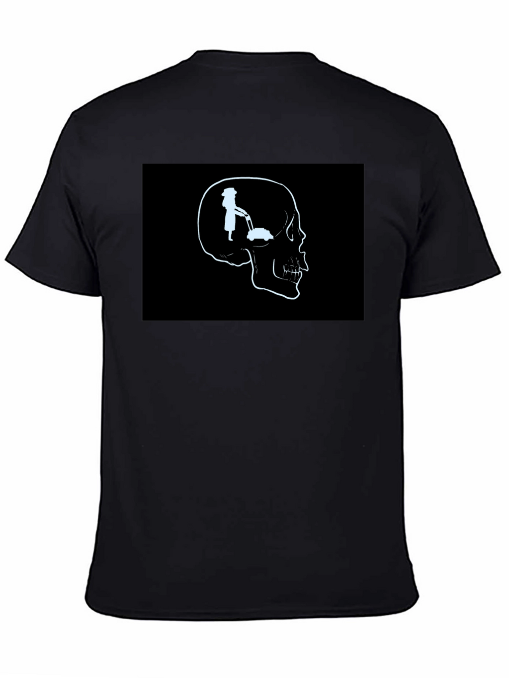 Mind on Mowing T-Shirt - Skull Graphic Tee