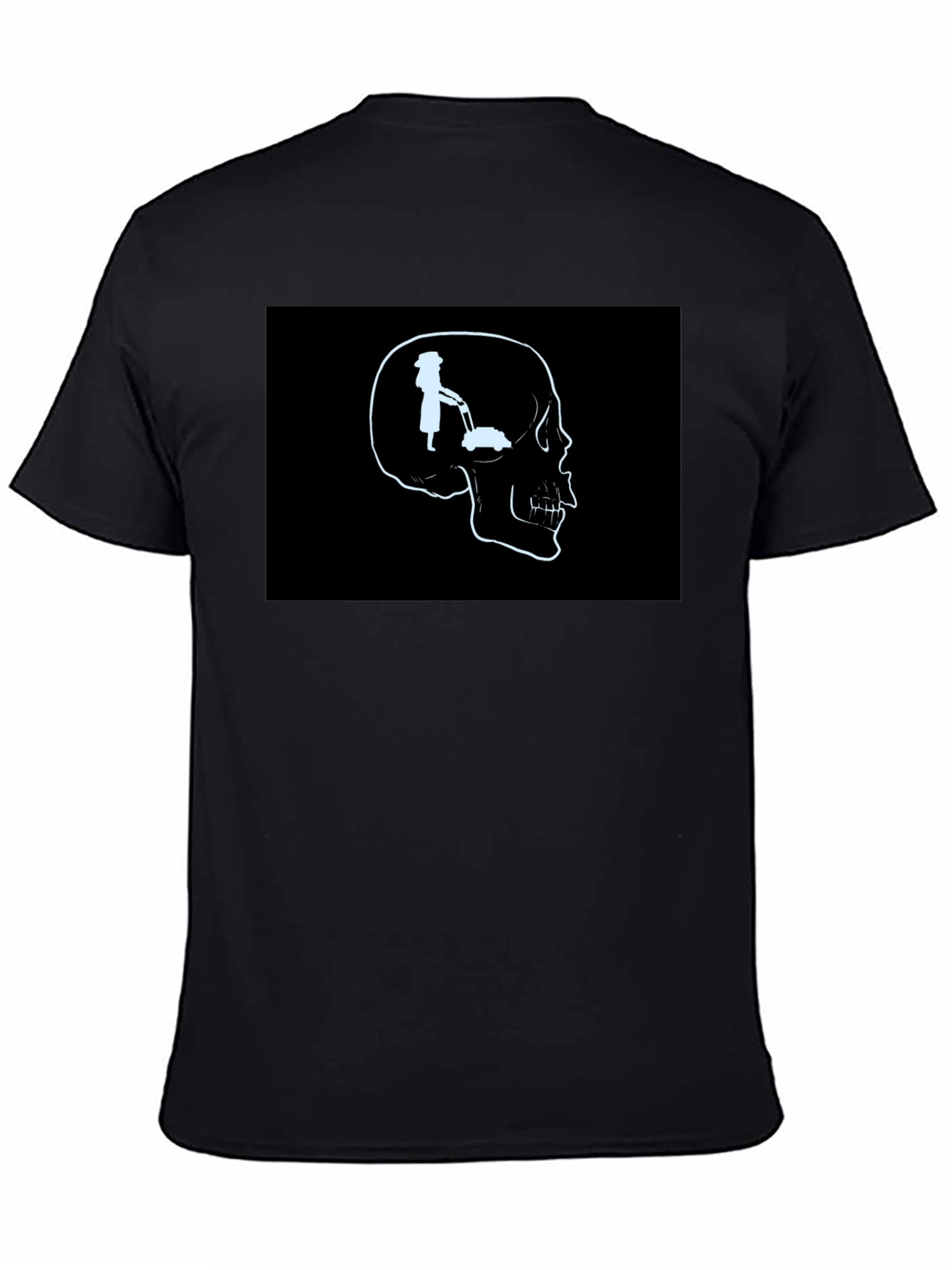 Mind on Mowing T-Shirt - Skull Graphic Tee