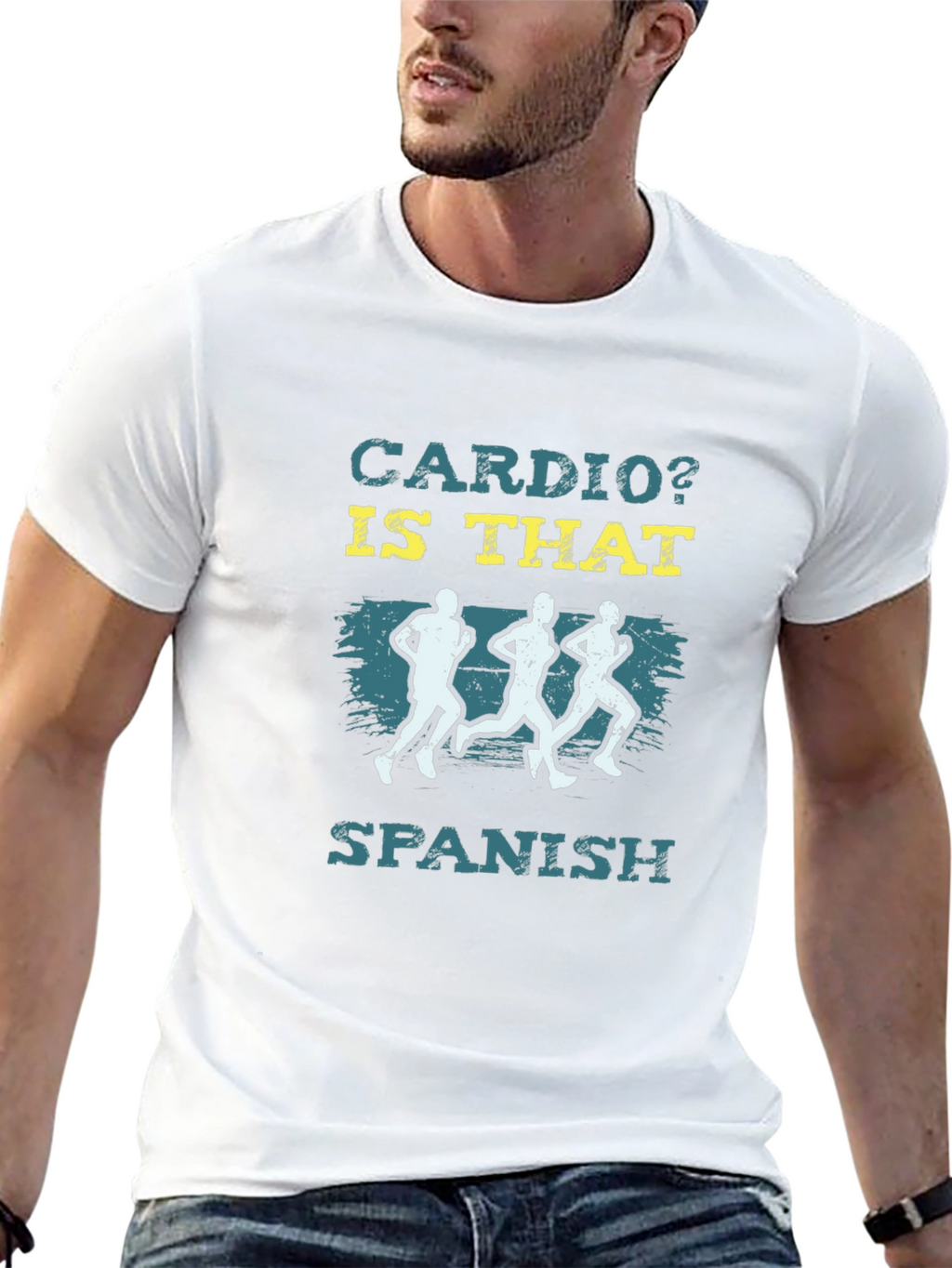 Cardio? Is That Spanish? Graphic T-Shirt