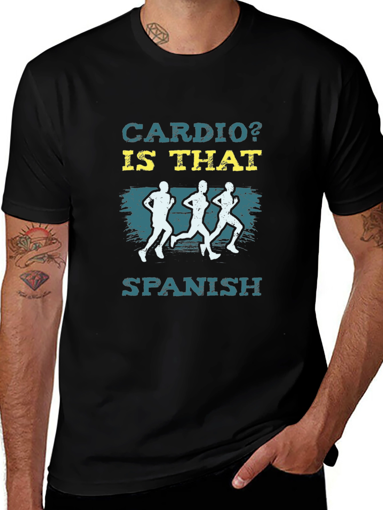 Cardio? Is That Spanish? Graphic T-Shirt