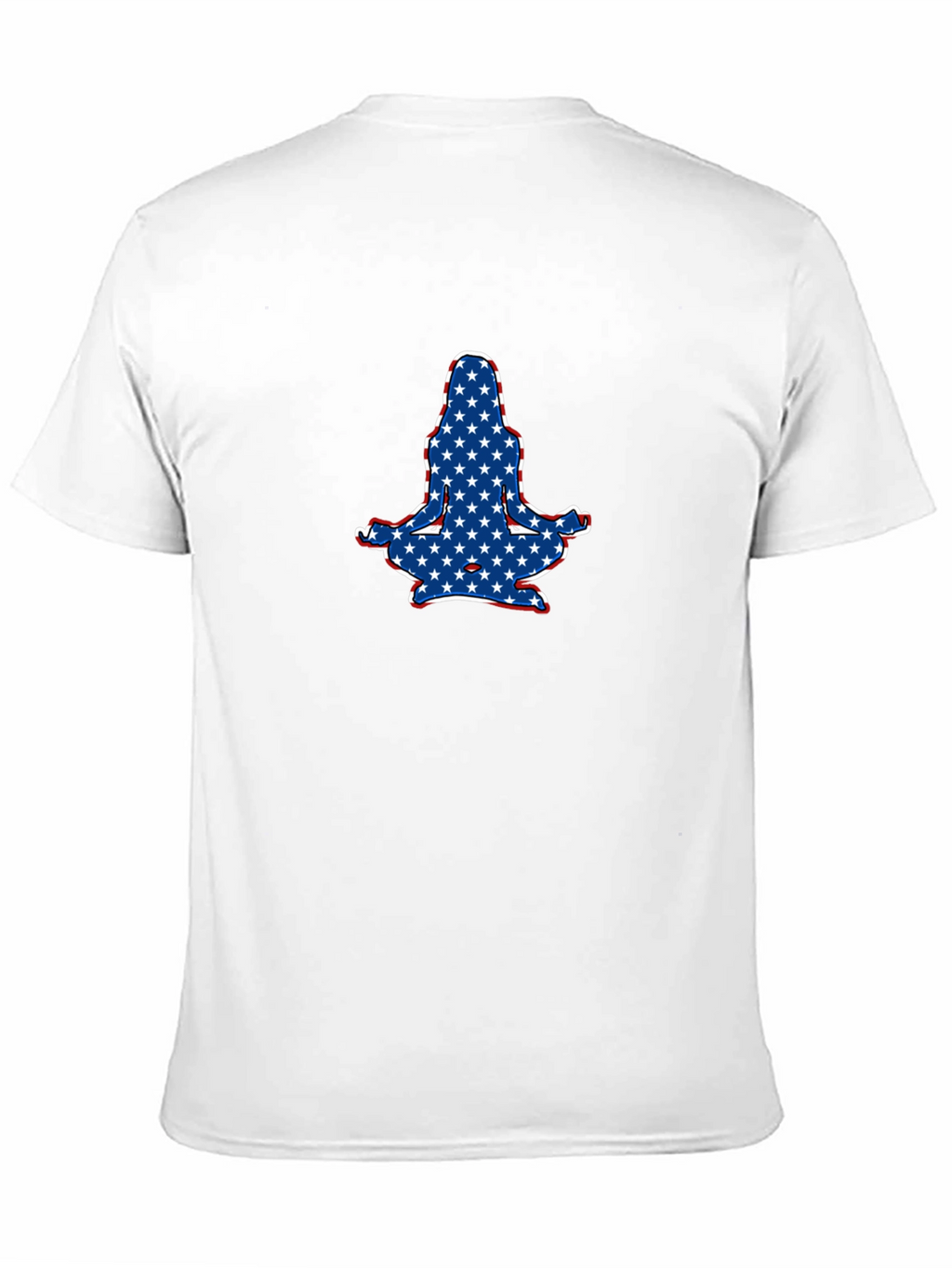 Patriotic Yoga Pose Graphic Tee