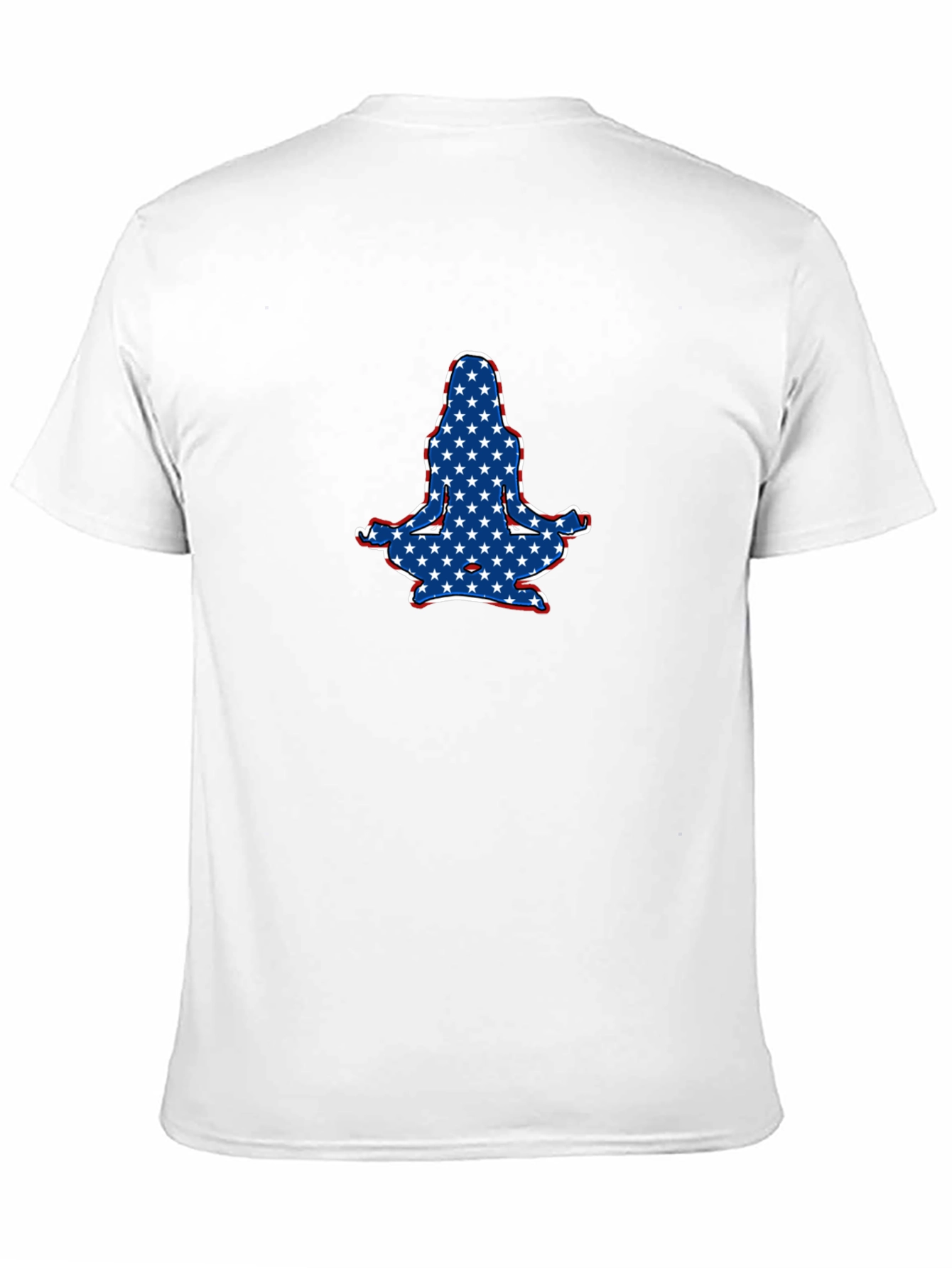 Patriotic Yoga Pose Graphic Tee