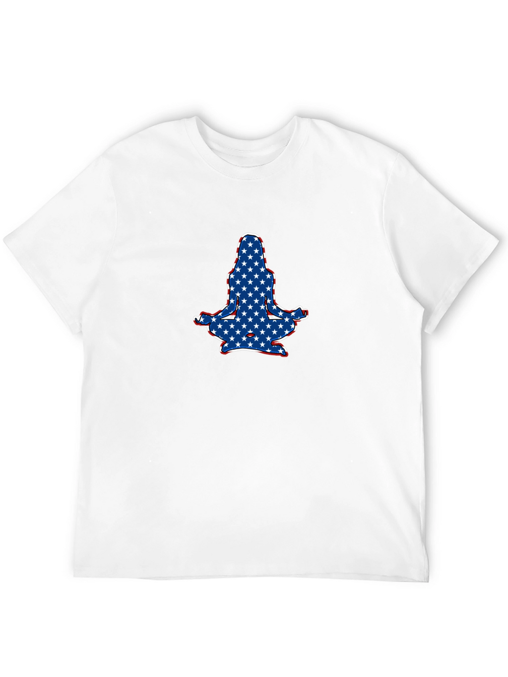 Patriotic Yoga Pose Graphic Tee