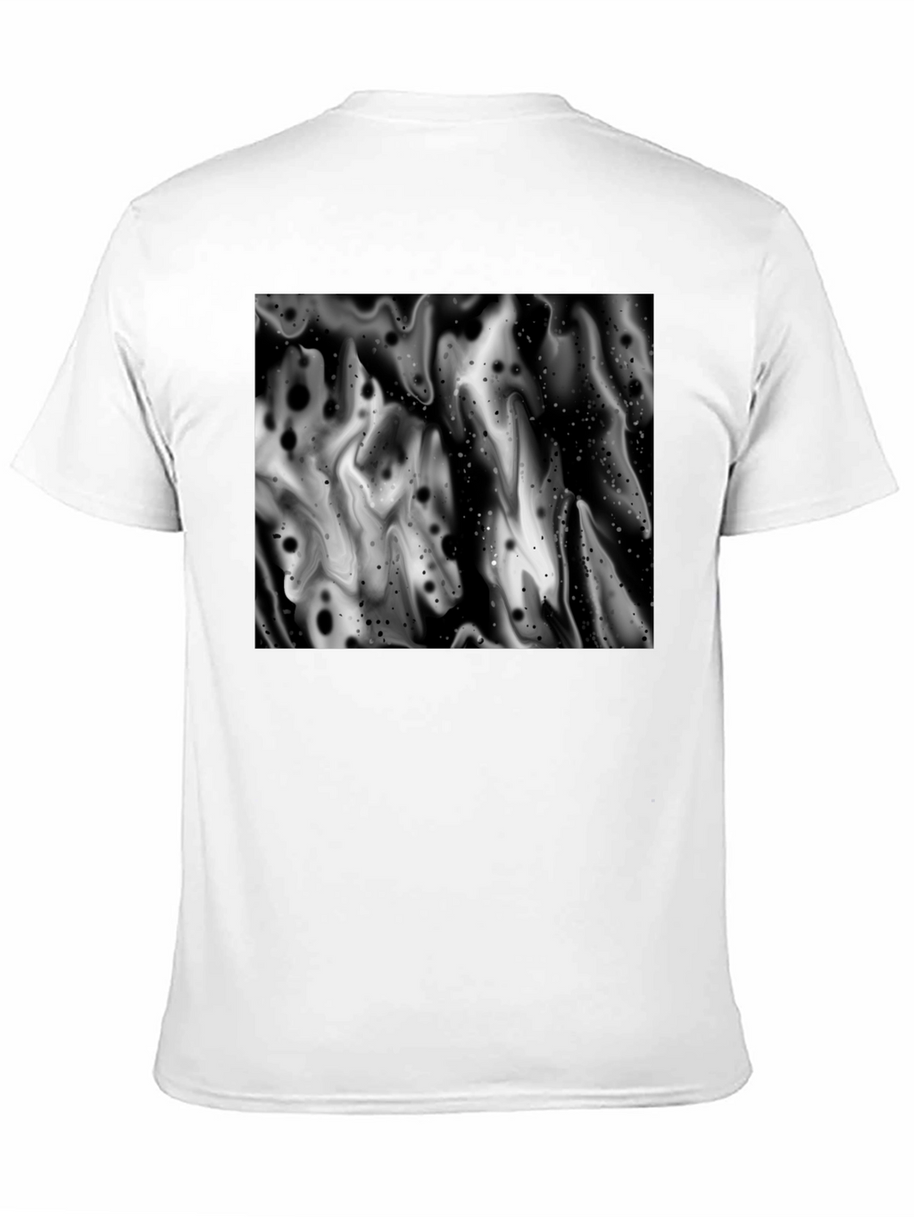 Abstract Black and White Graphic Tee